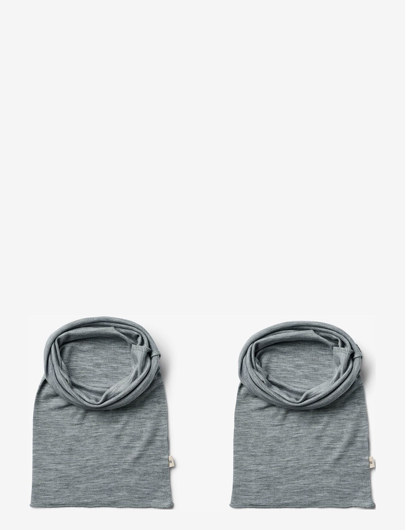 Wheat - 2 Wool Neckwarmer Arta - melange grey - 1