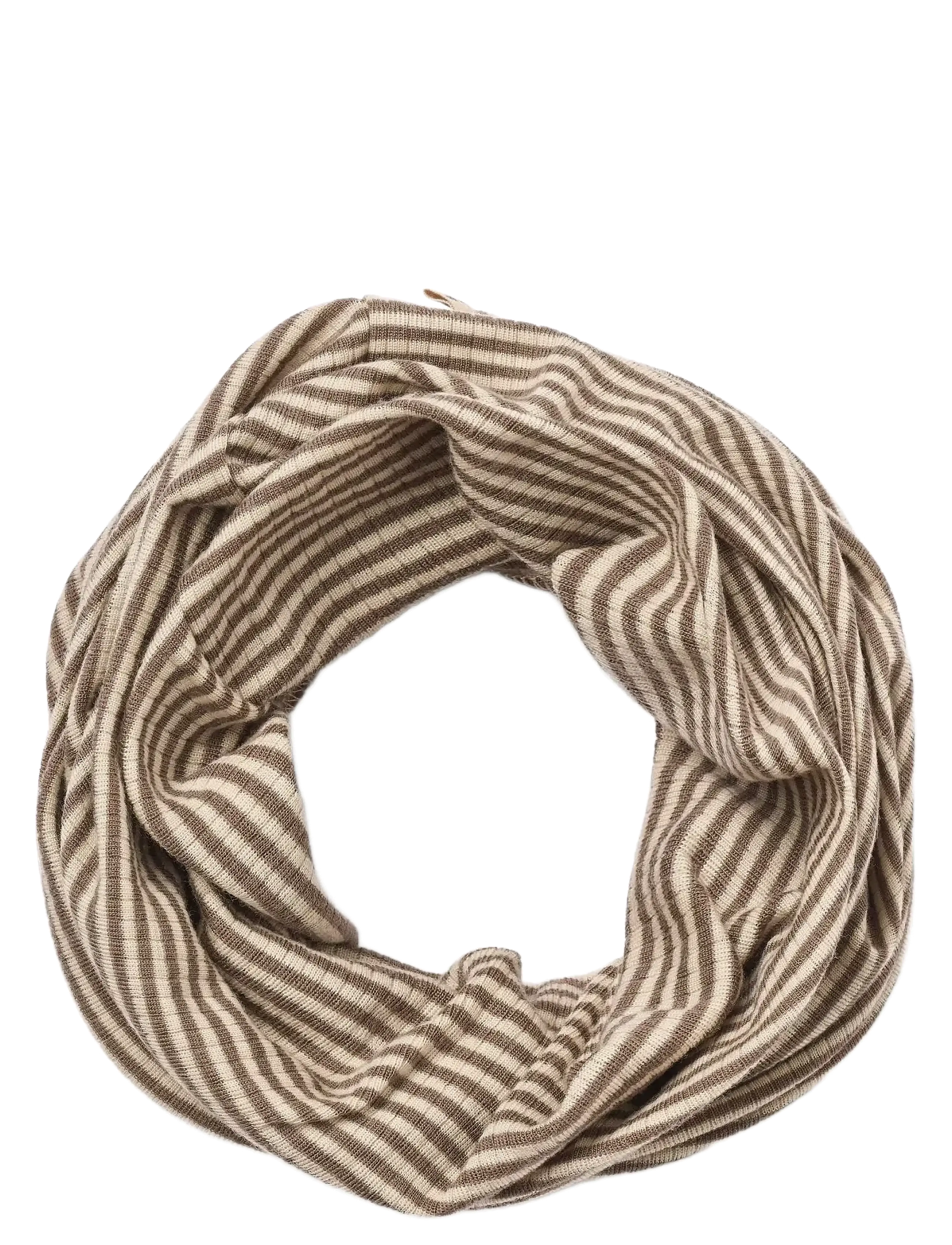 Wheat - 2 Wool Neckwarmer Arta - wood stripe - 2