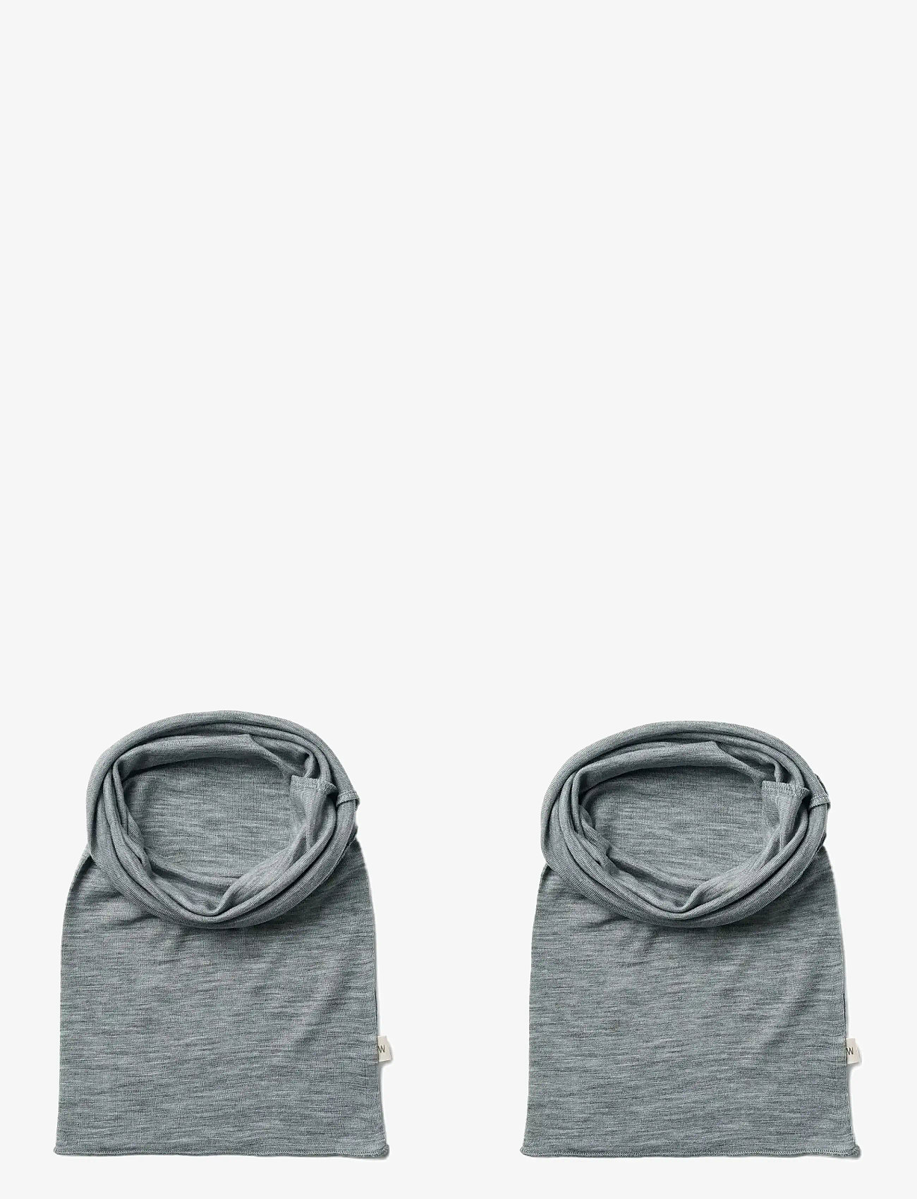Wheat - 2 Wool Neckwarmer Arta - melange grey - 0