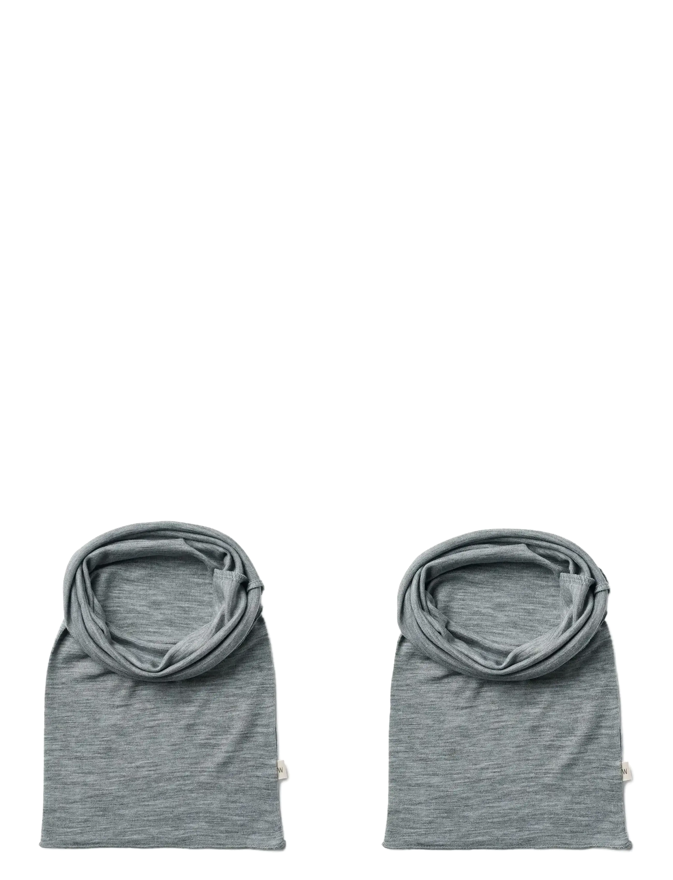 2 Wool Neckwarmer Arta - MELANGE GREY