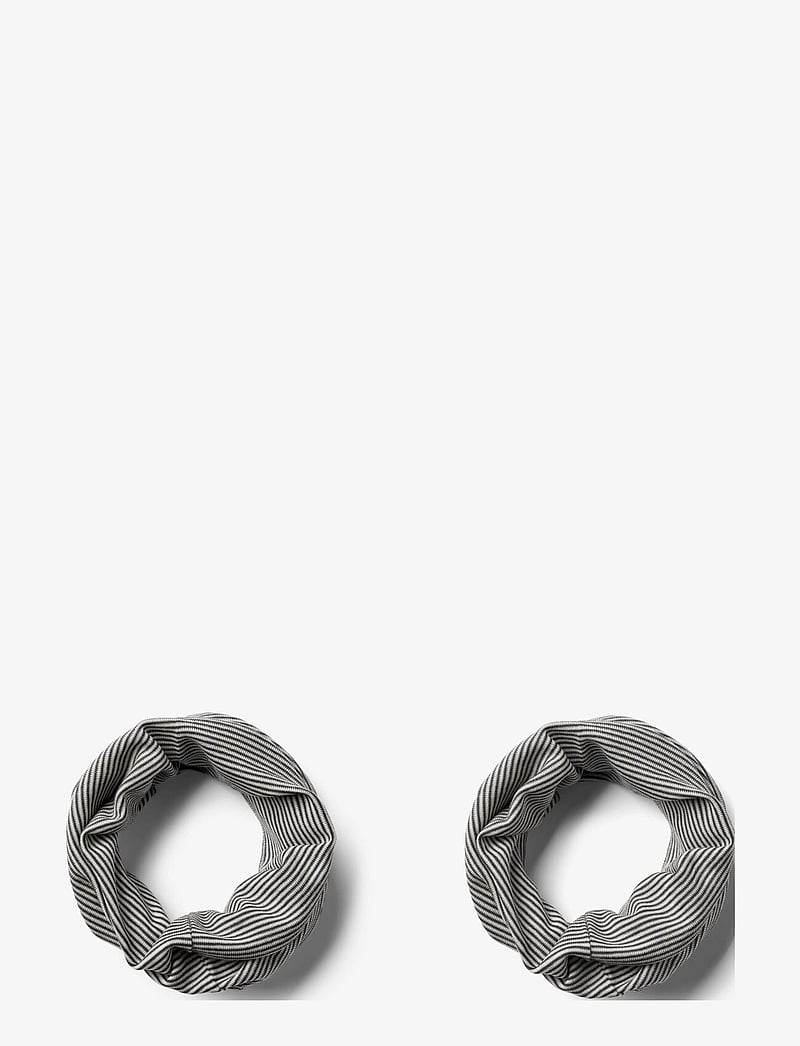 Wheat - 2 Wool Neckwarmer Arta - schlauchschals - navy stripe - 0