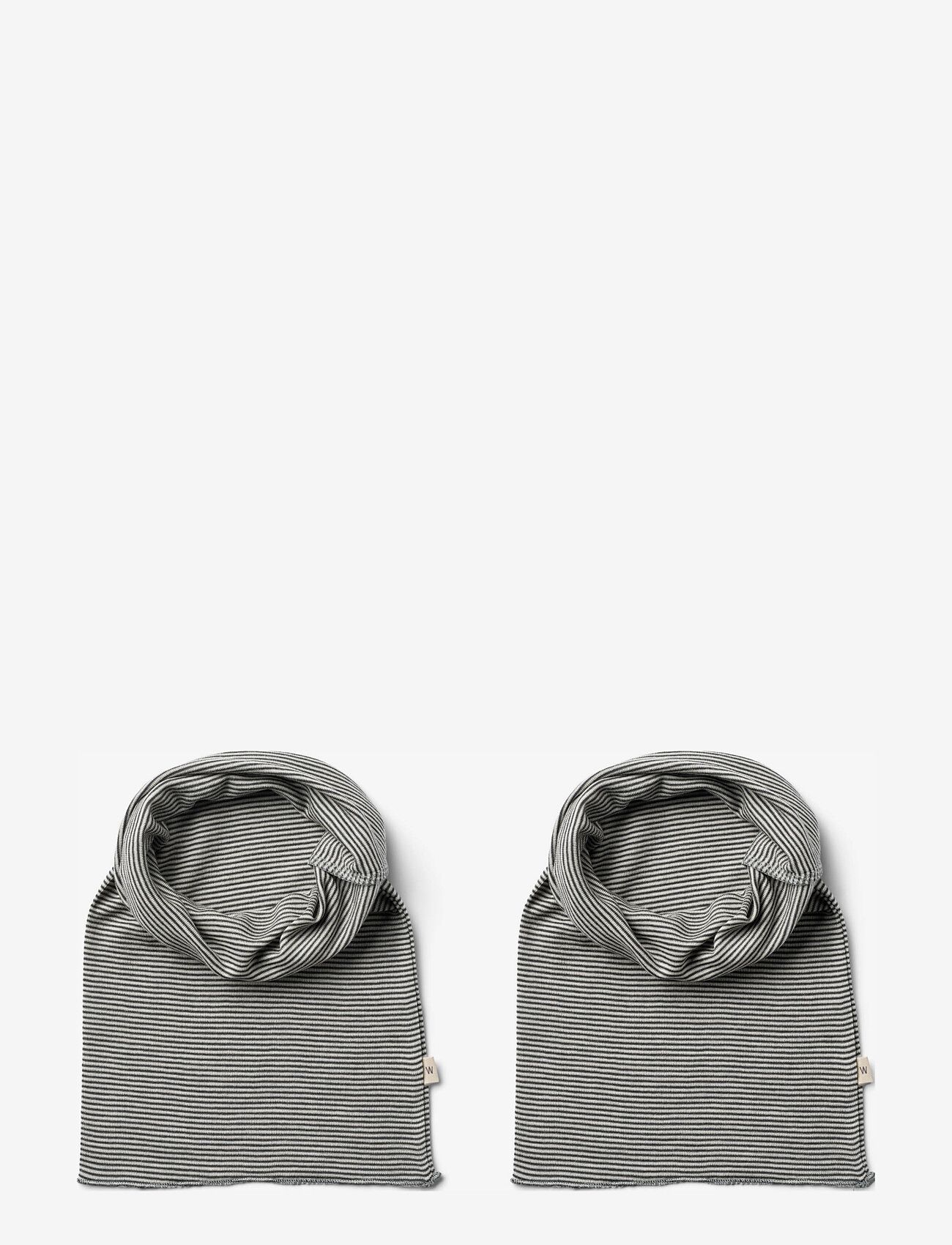 Wheat - 2 Wool Neckwarmer Arta - accessoires - navy stripe - 1