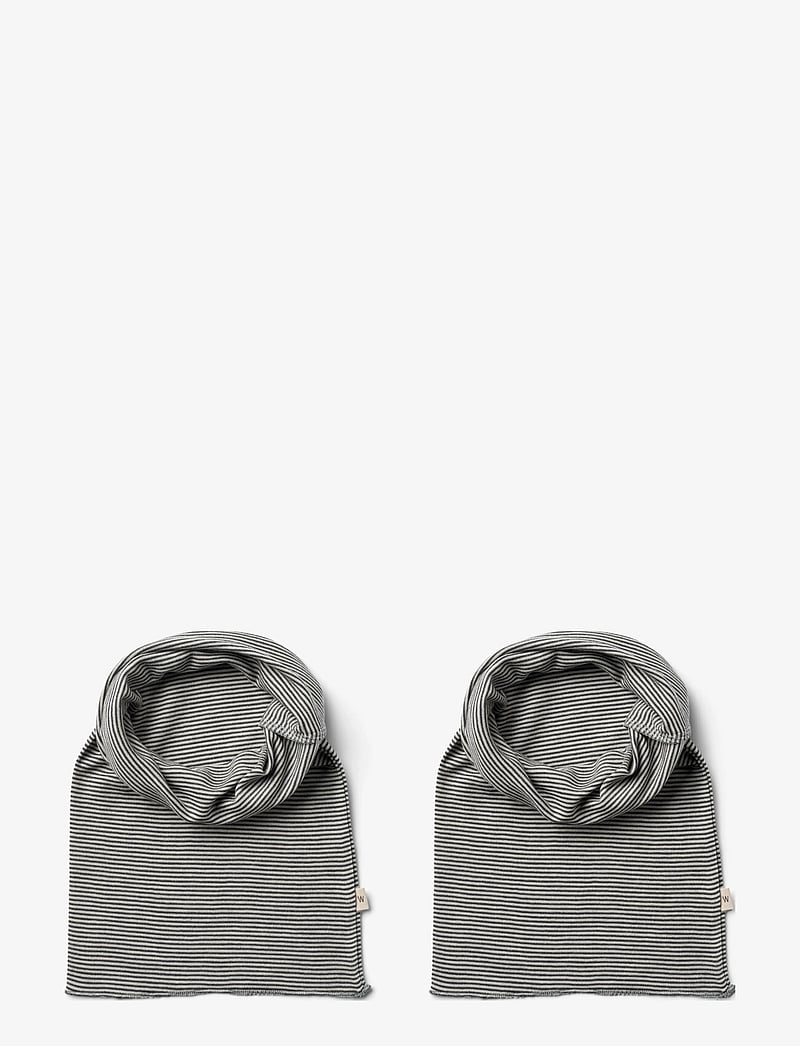 Wheat - 2 Wool Neckwarmer Arta - schlauchschals - navy stripe - 1