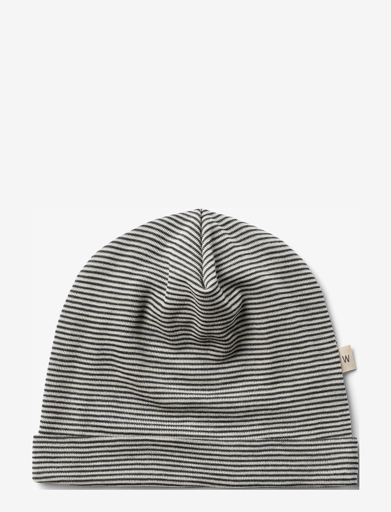 Wheat - 2 Wool Hat Emo - accessoires - navy stripe - 1