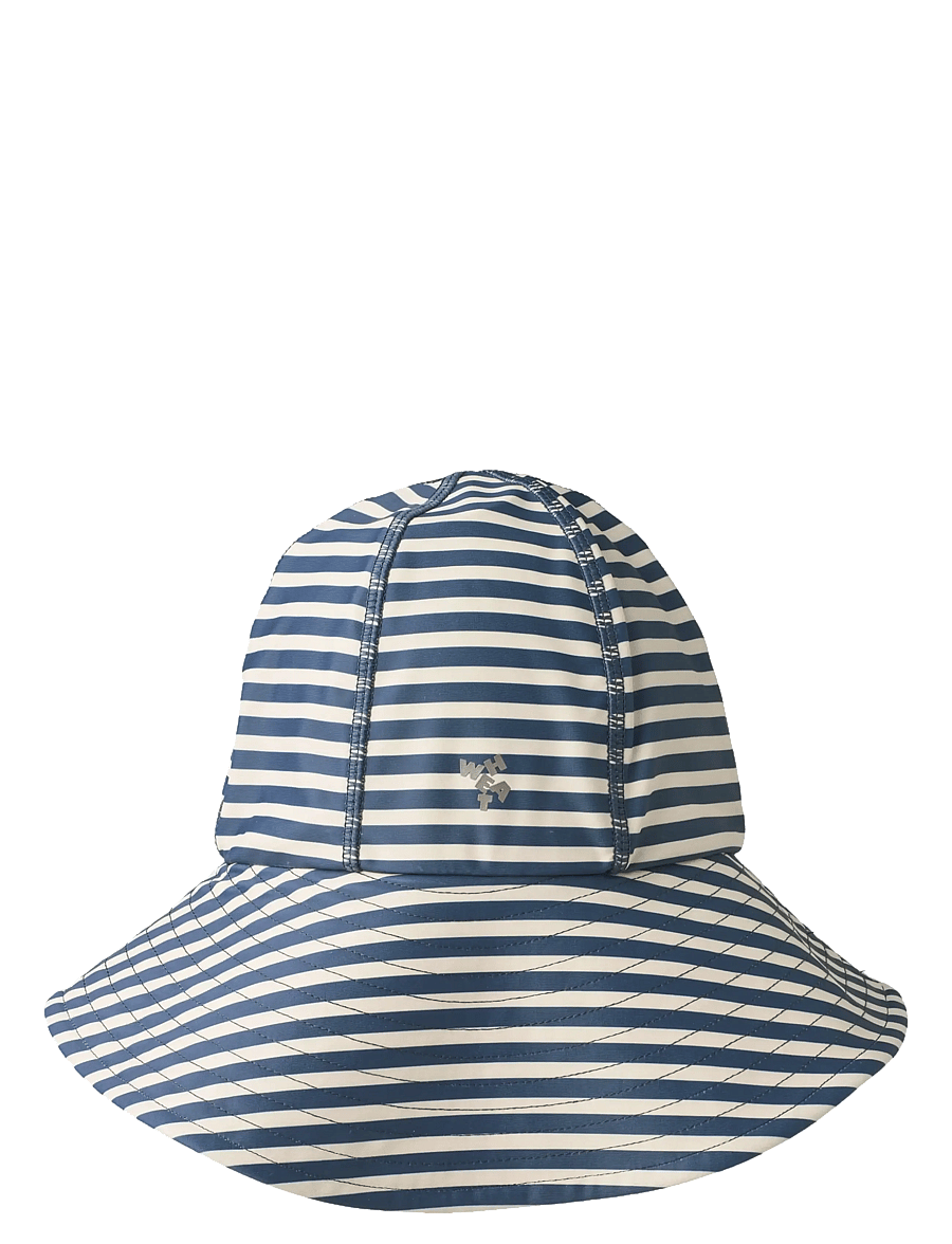Wheat - UV Sun Hat Bora - blue stripe - 1