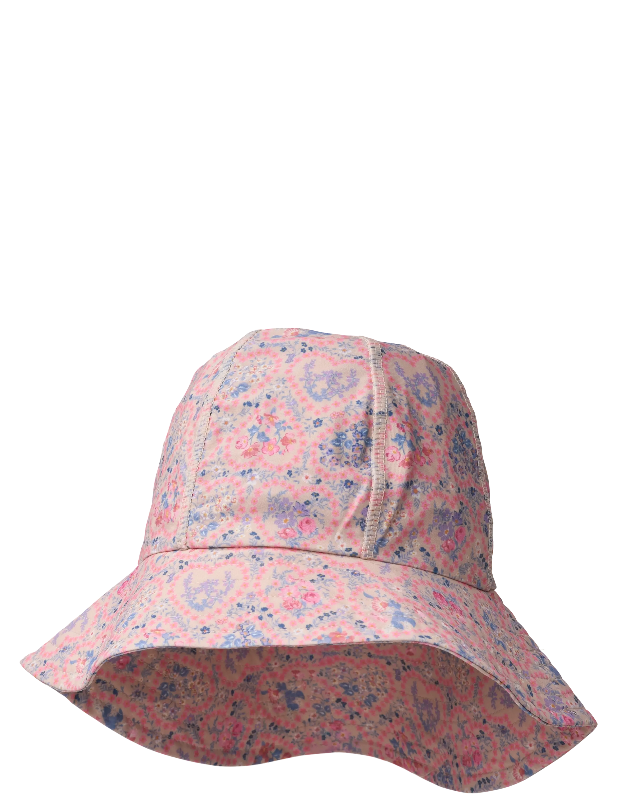 Wheat UV Sun Hat Bora - Sólhattar - PINK HEART FLOWERS / pink/rose
