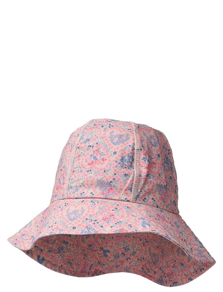 Wheat - UV Sun Hat Bora - badekappen - pink heart flowers - 0