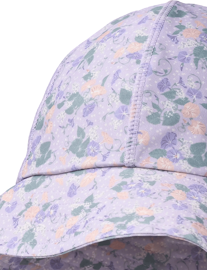 Wheat - UV Sun Hat Bora - badehætter - purple light petunias - 1