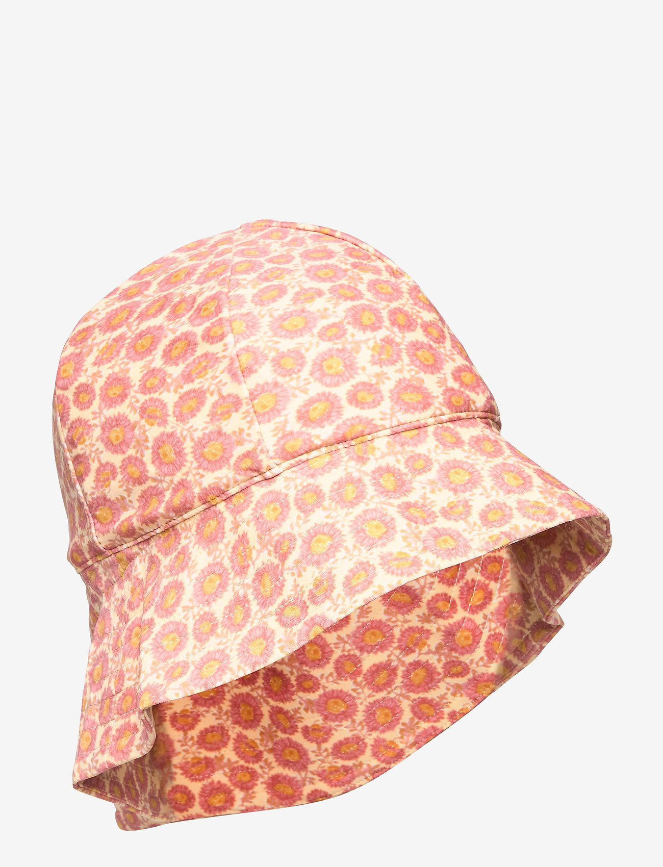 Wheat - UV Sun Hat - rose flowers - 0