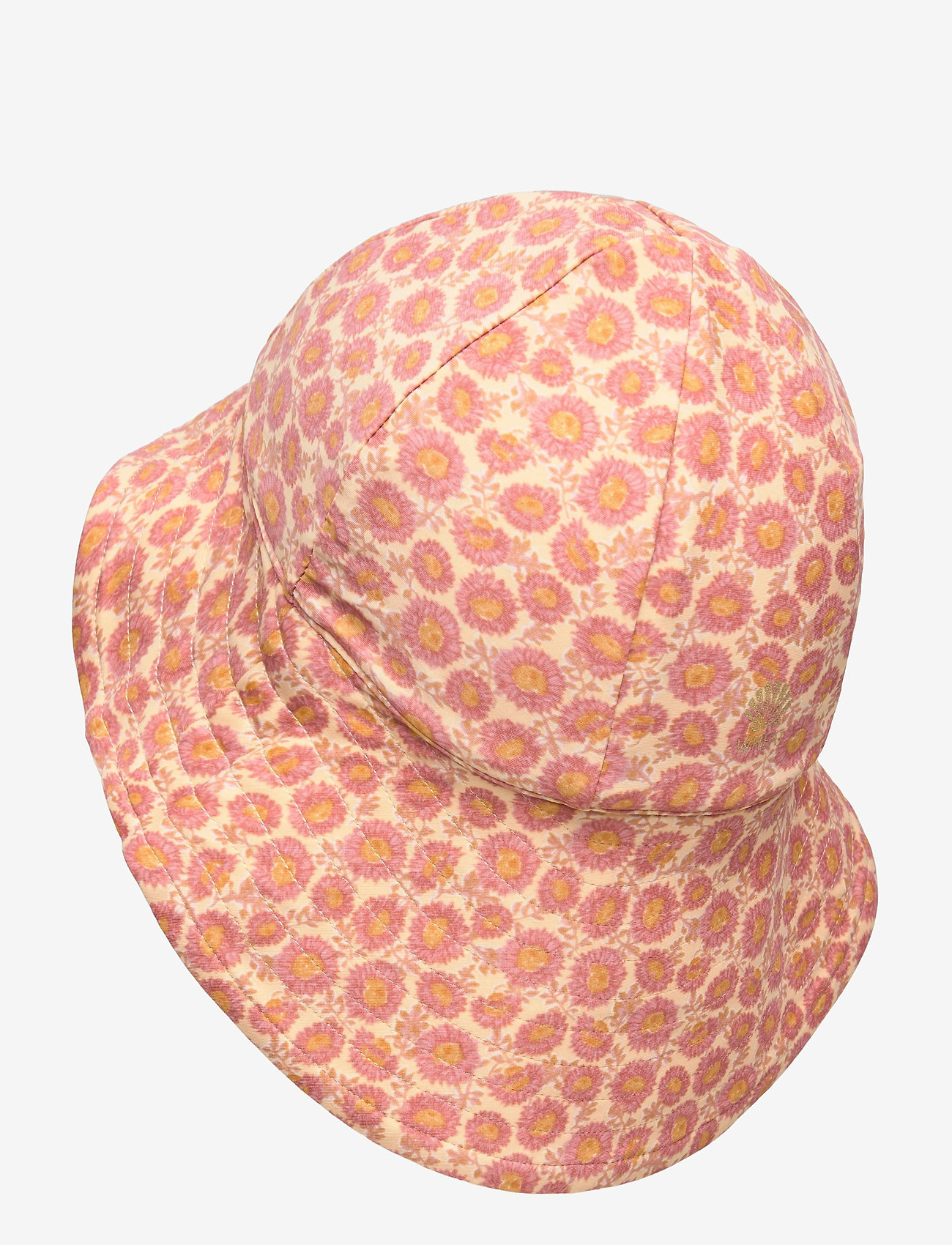 Wheat - UV Sun Hat - rose flowers - 1