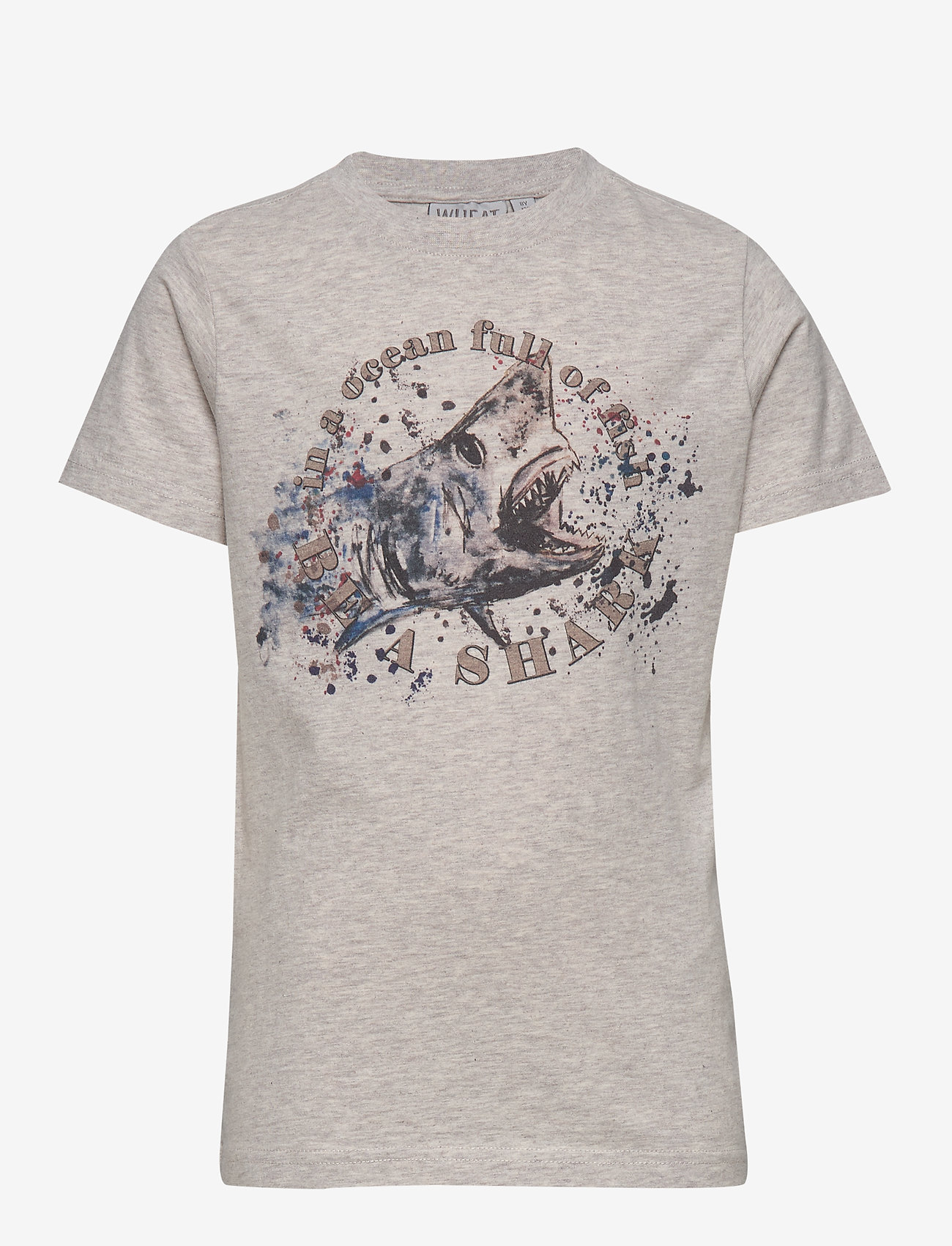 Wheat - T-Shirt Be A Shark - kit melange - 0