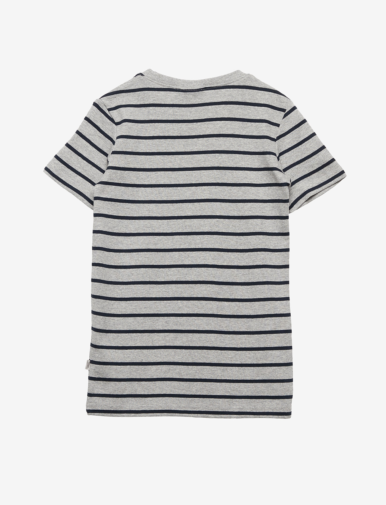 Wheat - T-Shirt Wagner SS - melange-grey navy - 1