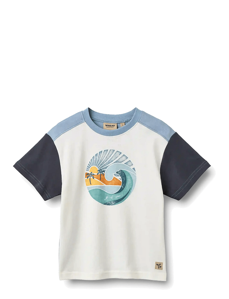 Wheat - T-shirt S/S Ville - kortærmede t-shirts - ivory - 0