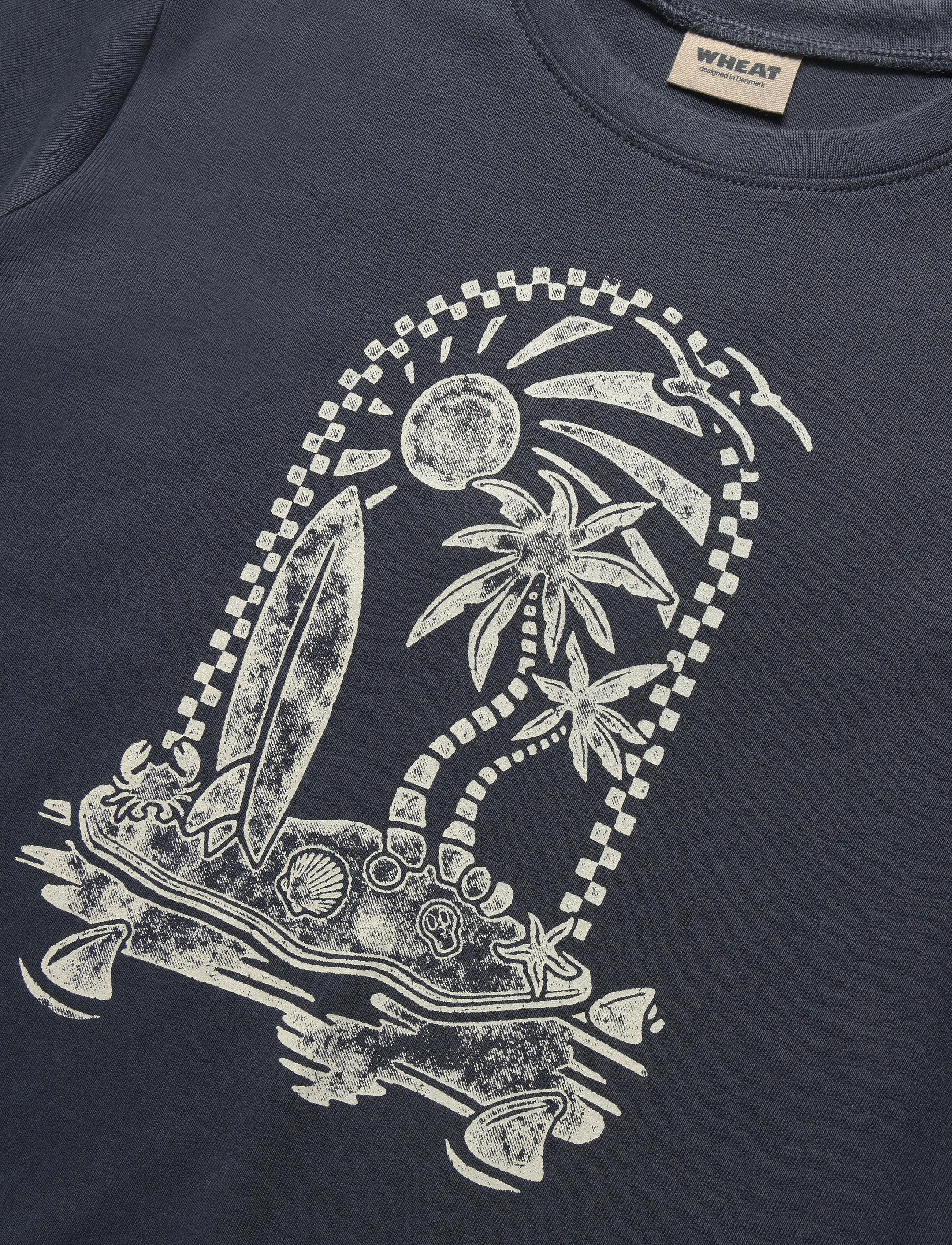 Wheat - T-shirt S/S James - ink - 2