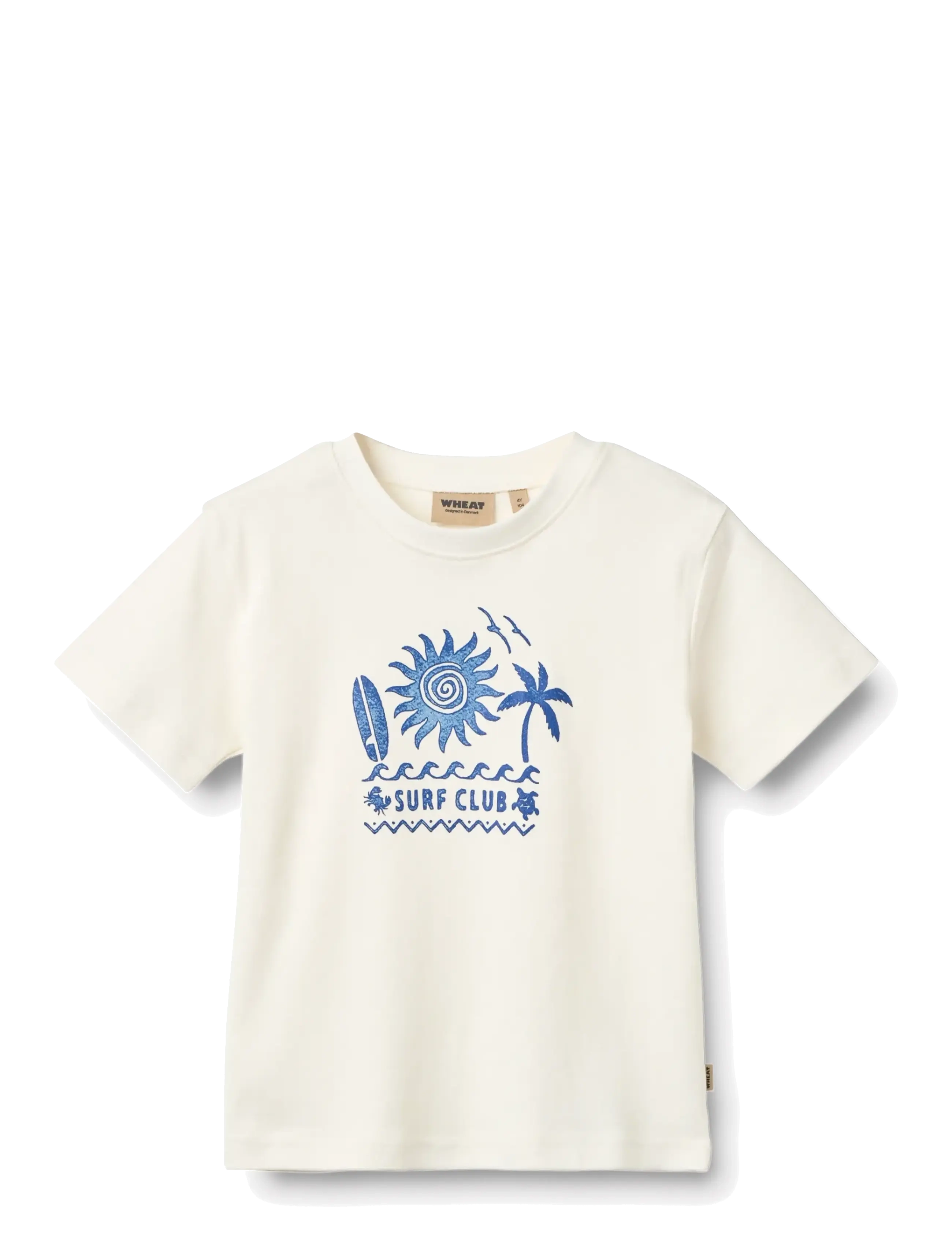 Wheat T-shirt S/S Vildfred - Baby 44-92 - IVORY / cream