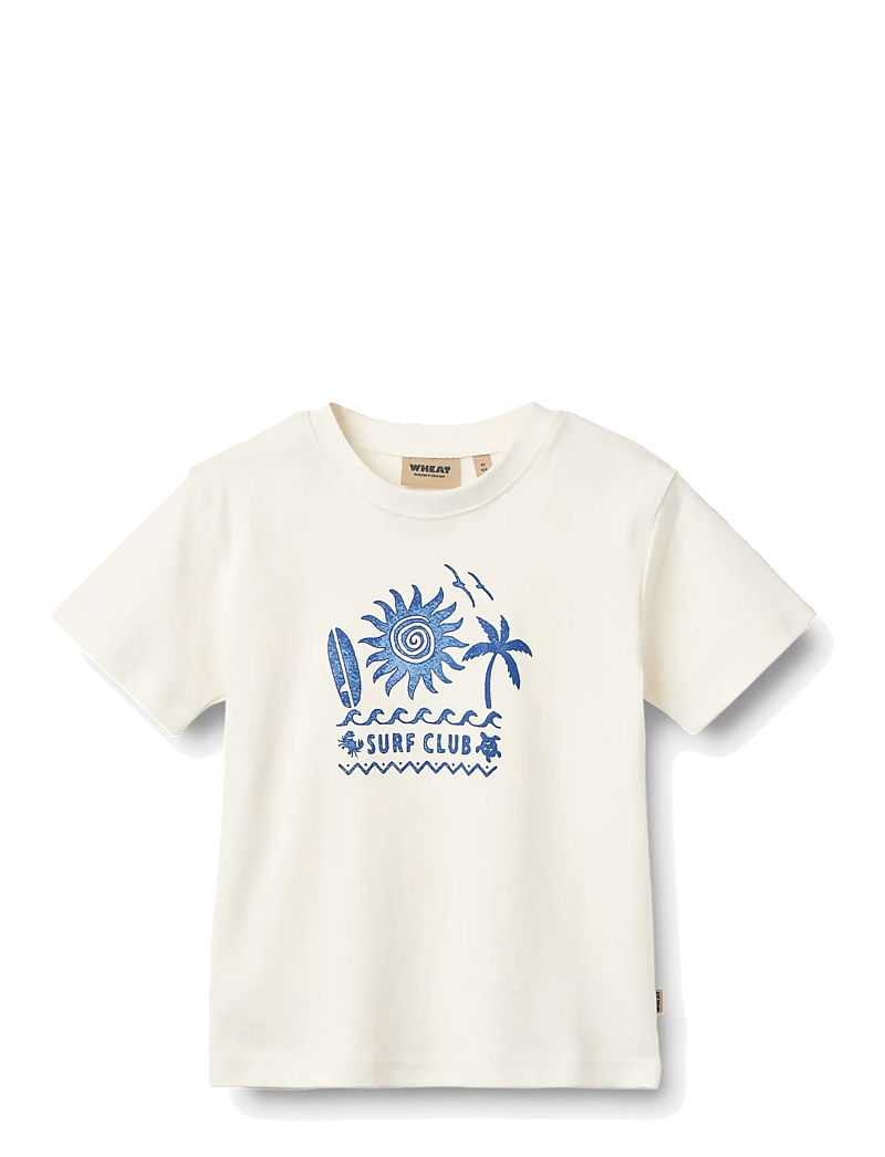 Wheat - T-shirt S/S Vildfred - kortærmede t-shirts - ivory - 0