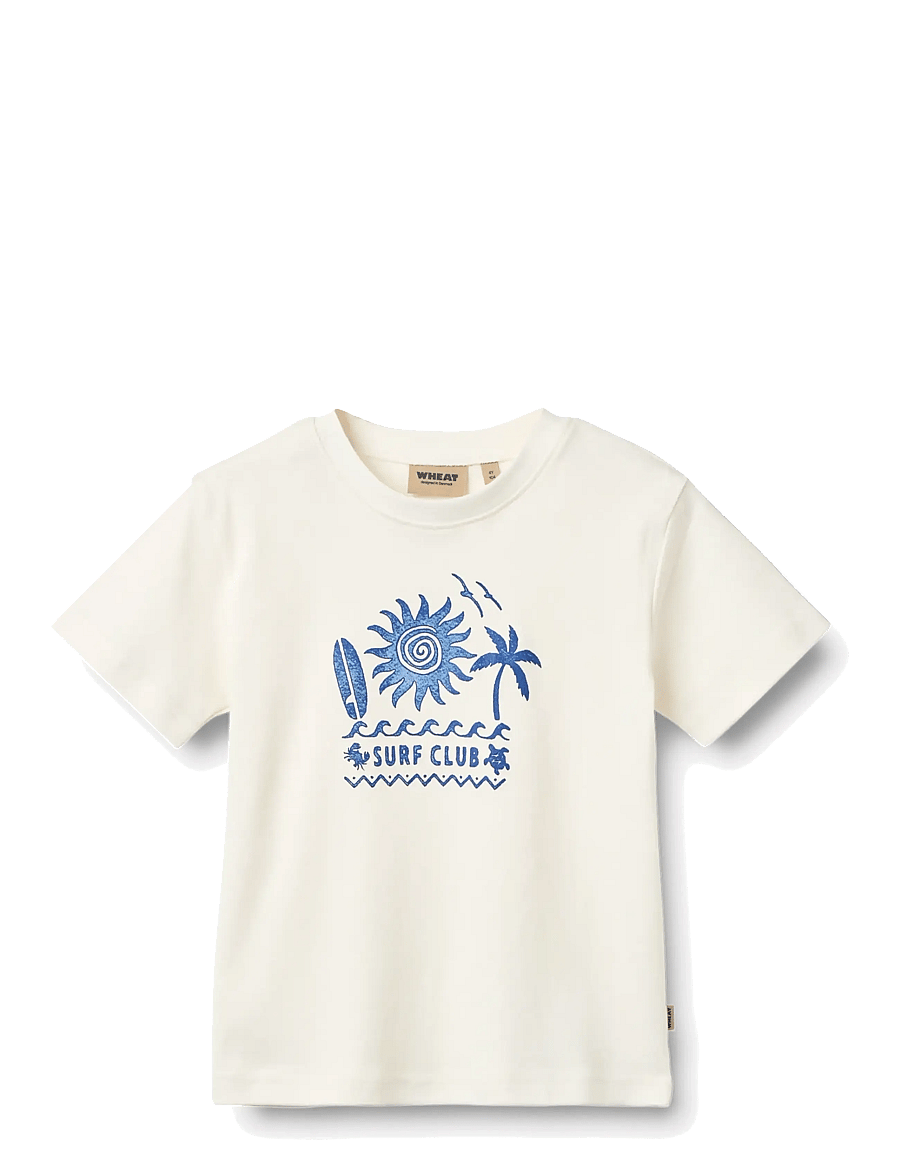 Wheat - T-shirt S/S Vildfred - lühikeste varrukatega t-särgid - ivory - 0