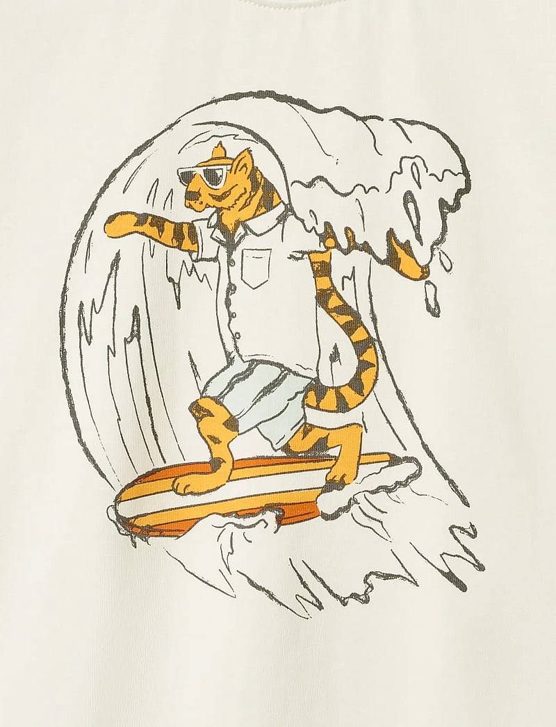 Wheat - T-shirt S/S Finn - kurzärmelige - cloud - 2