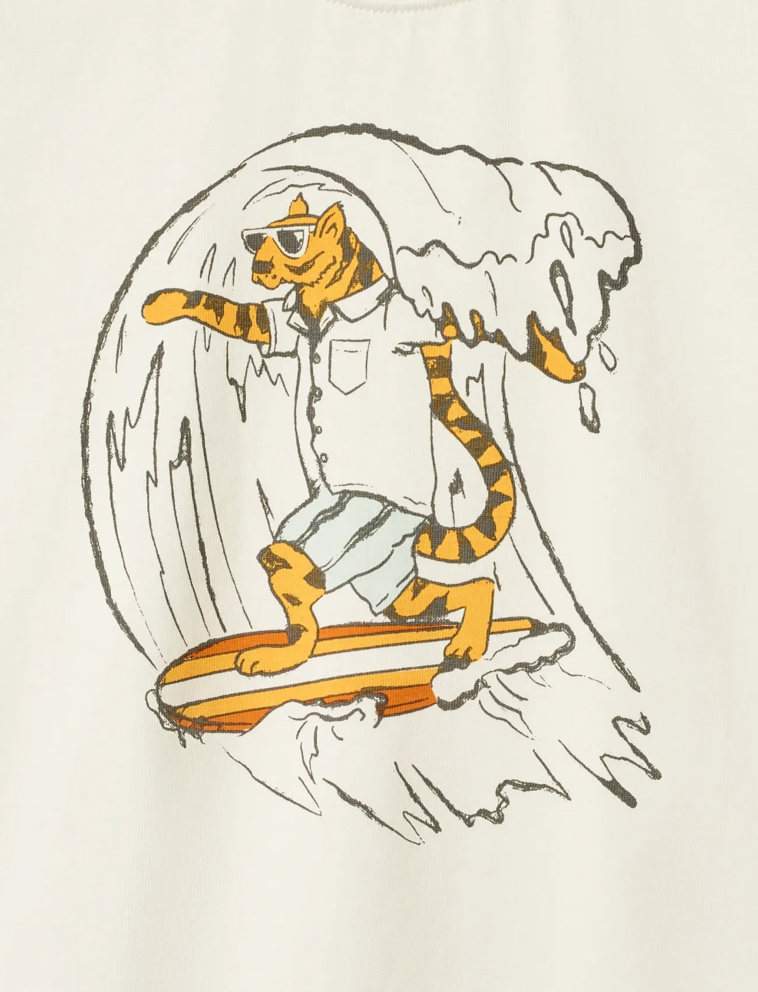 Wheat - T-shirt S/S Finn - kortærmede t-shirts - cloud - 2
