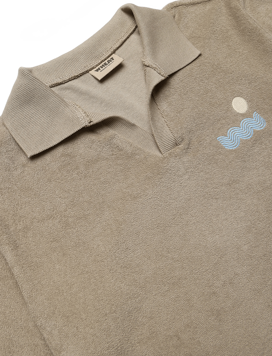Wheat - Polo T-shirt Marlo - kortærmede poloer - sand stone - 2