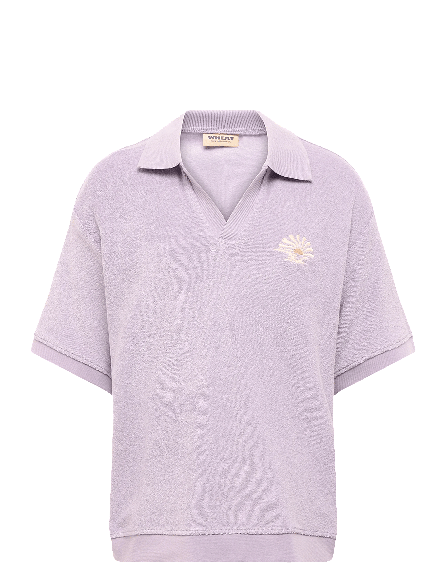 Wheat - Polo T-shirt Marlo - kortärmade pikéer - warm cosmic lilac - 0