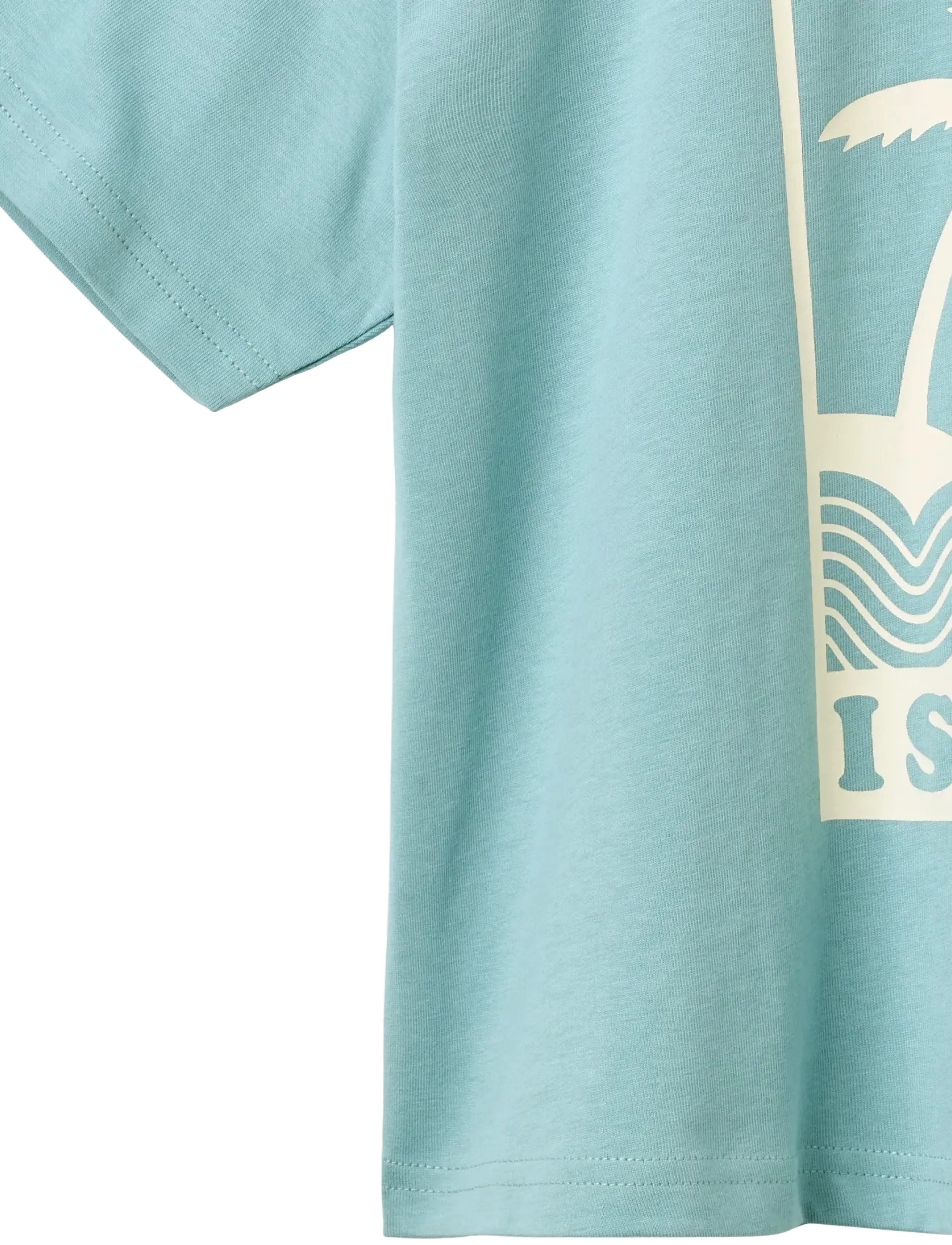Wheat - T-shirt S/S Petri - lühikeste varrukatega t-särgid - spring lake - 2