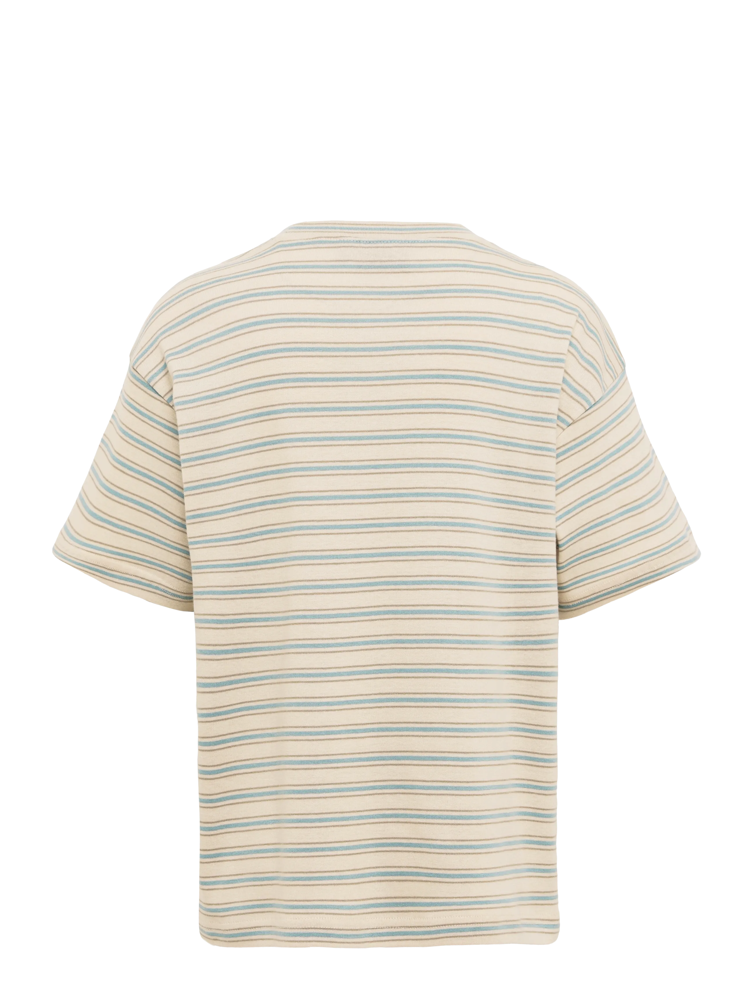 Wheat - T-shirt S/S Tommy - kortærmede t-shirts - spring lake stripe - 1