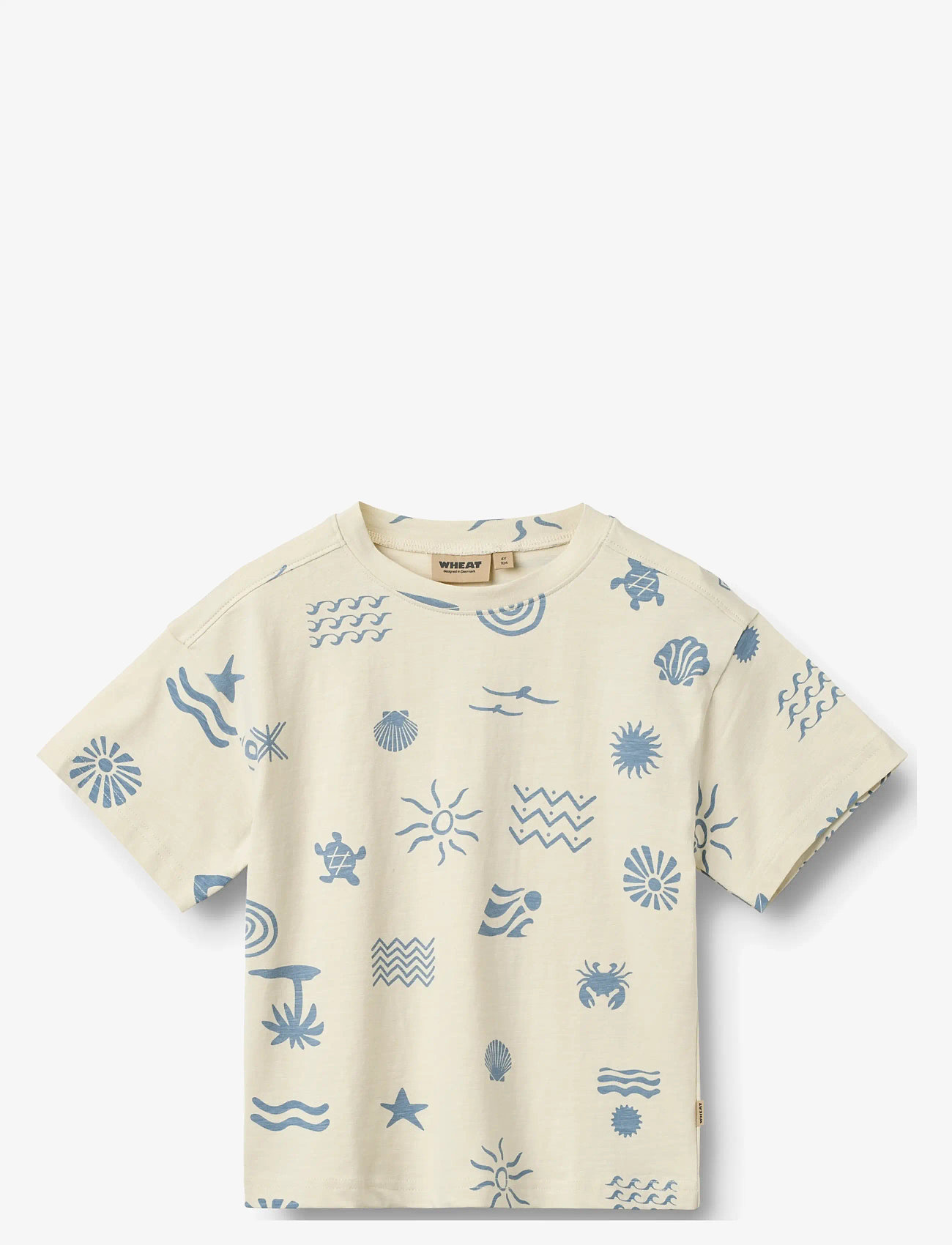 Wheat - T-shirt S/S Tommy - kurzärmelige - summer island - 0