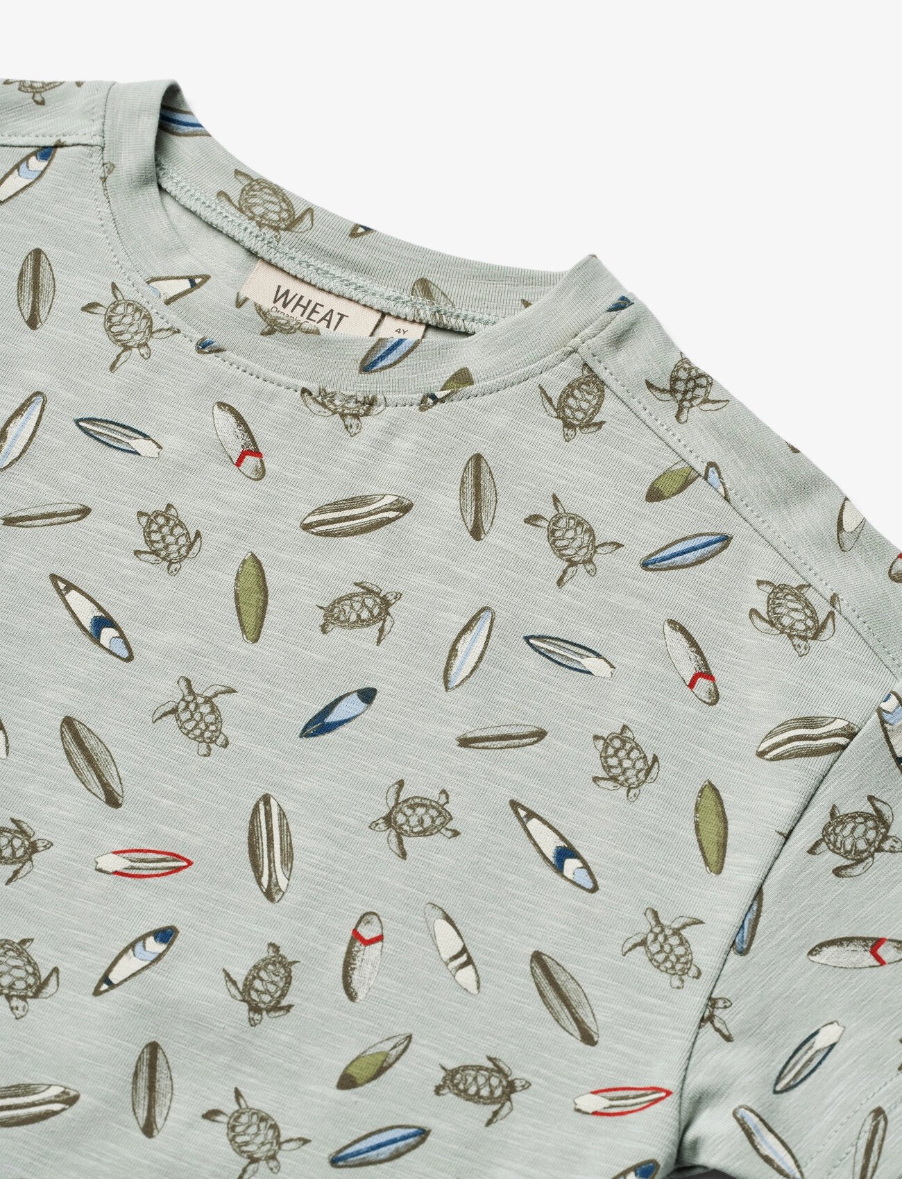 Wheat - T-Shirt S/S Tommy - turtle surf - 3