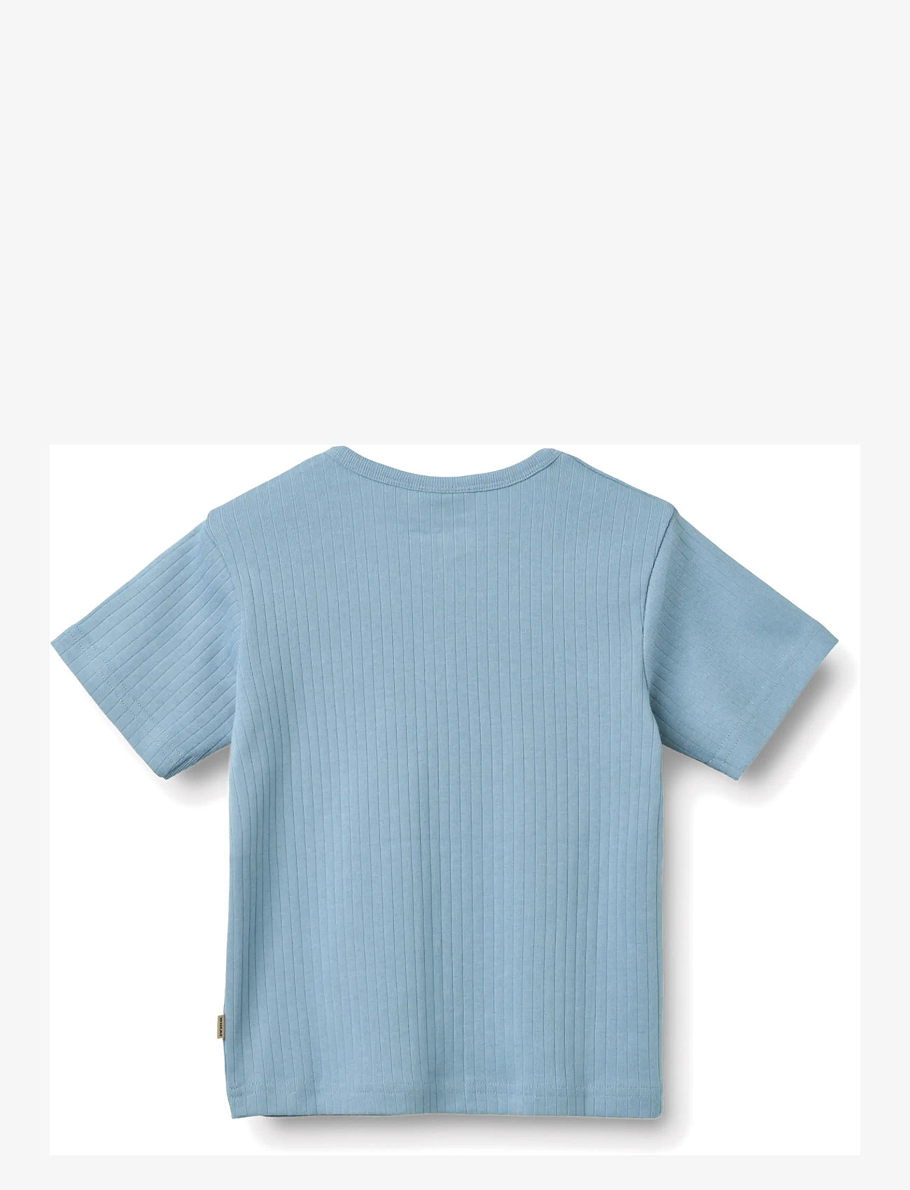 Wheat - T-Shirt S/S Lumi - kortærmede t-shirts - faded denim - 1
