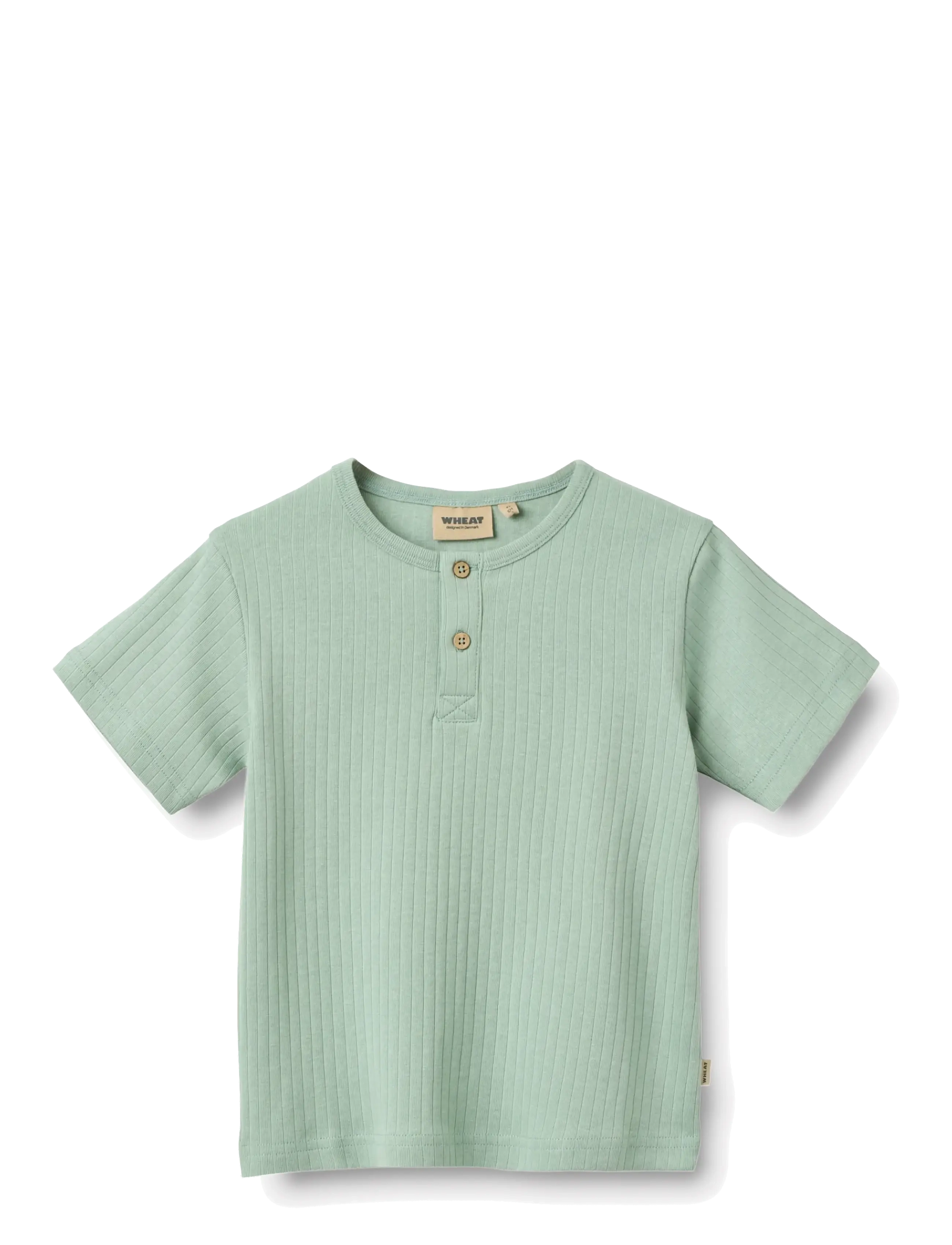 Wheat T-Shirt S/S Lumi - Toppar & T-shirts - GREEN POOL / green