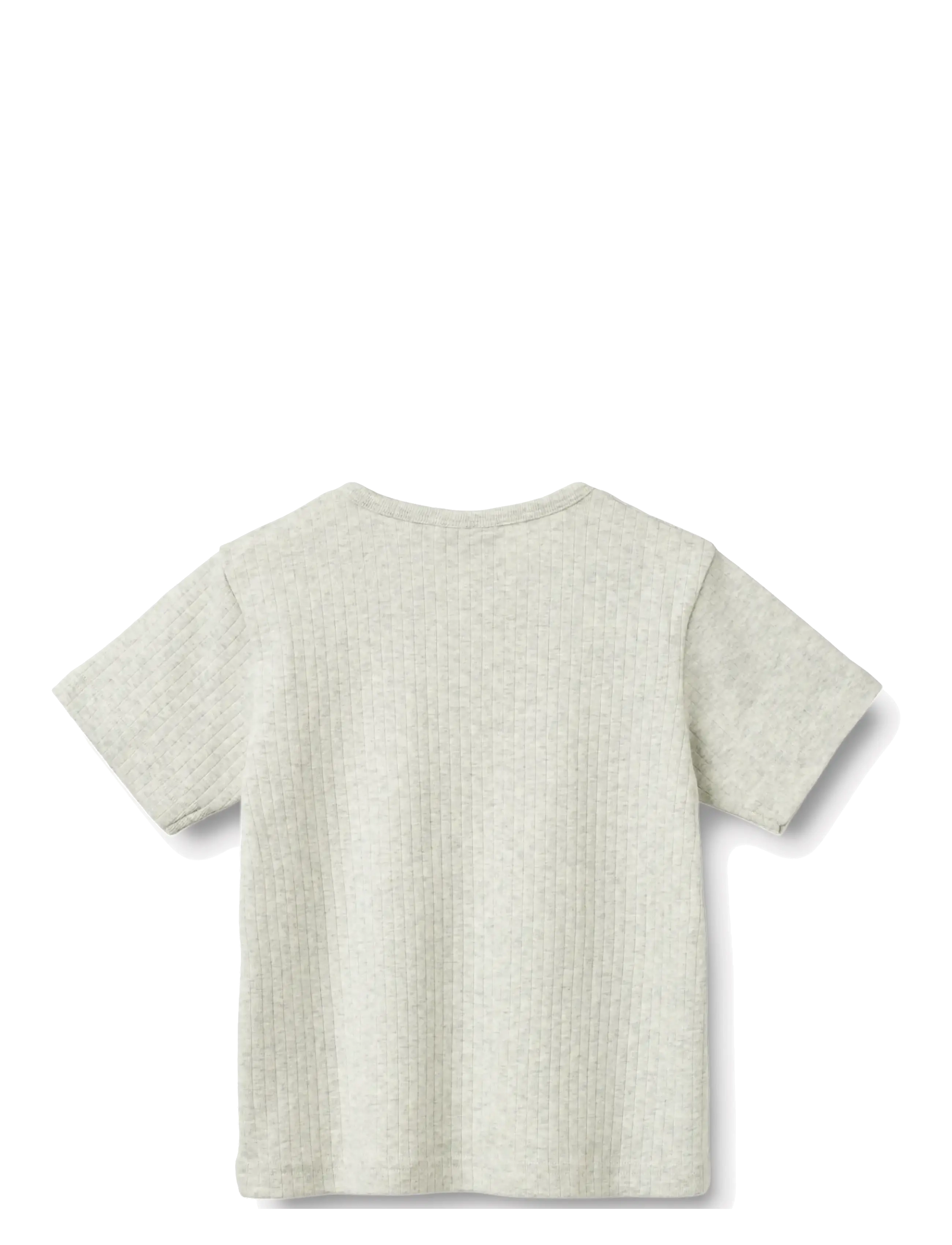 Wheat - T-Shirt S/S Lumi - kortærmede t-shirts - melange grey - 1