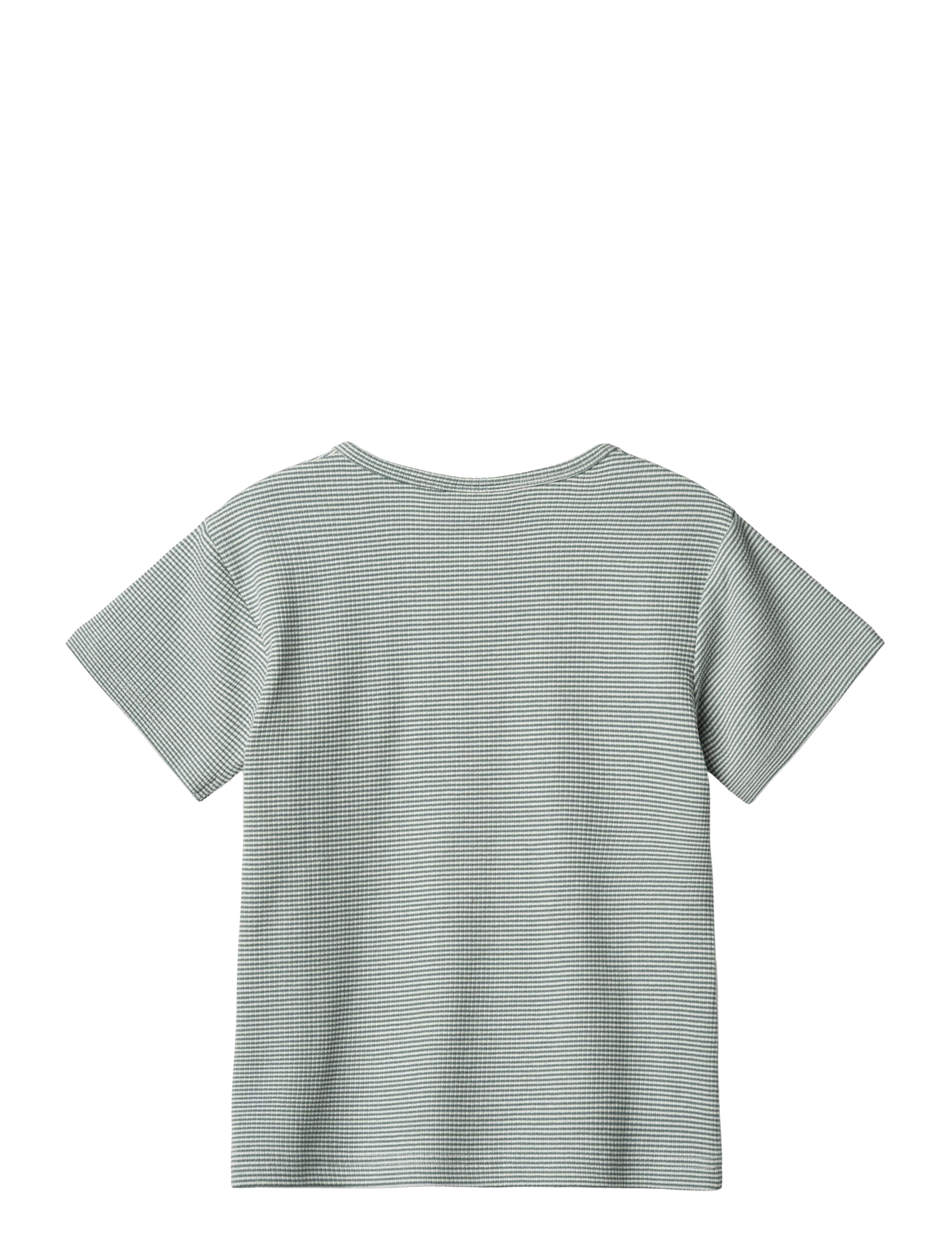 Wheat - T-Shirt S/S Lumi - stormy sea stripe - 1