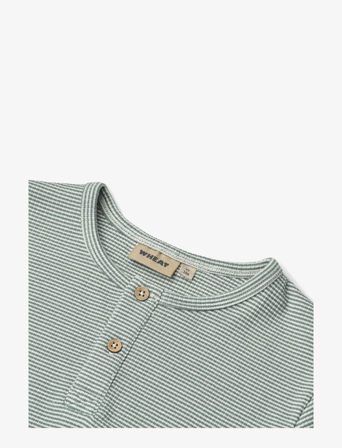 Wheat - T-Shirt S/S Lumi - stormy sea stripe - 2