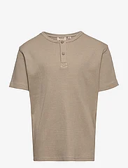 Wheat - T-Shirt Lumi - ar īsām piedurknēm - warm stone stripe - 0