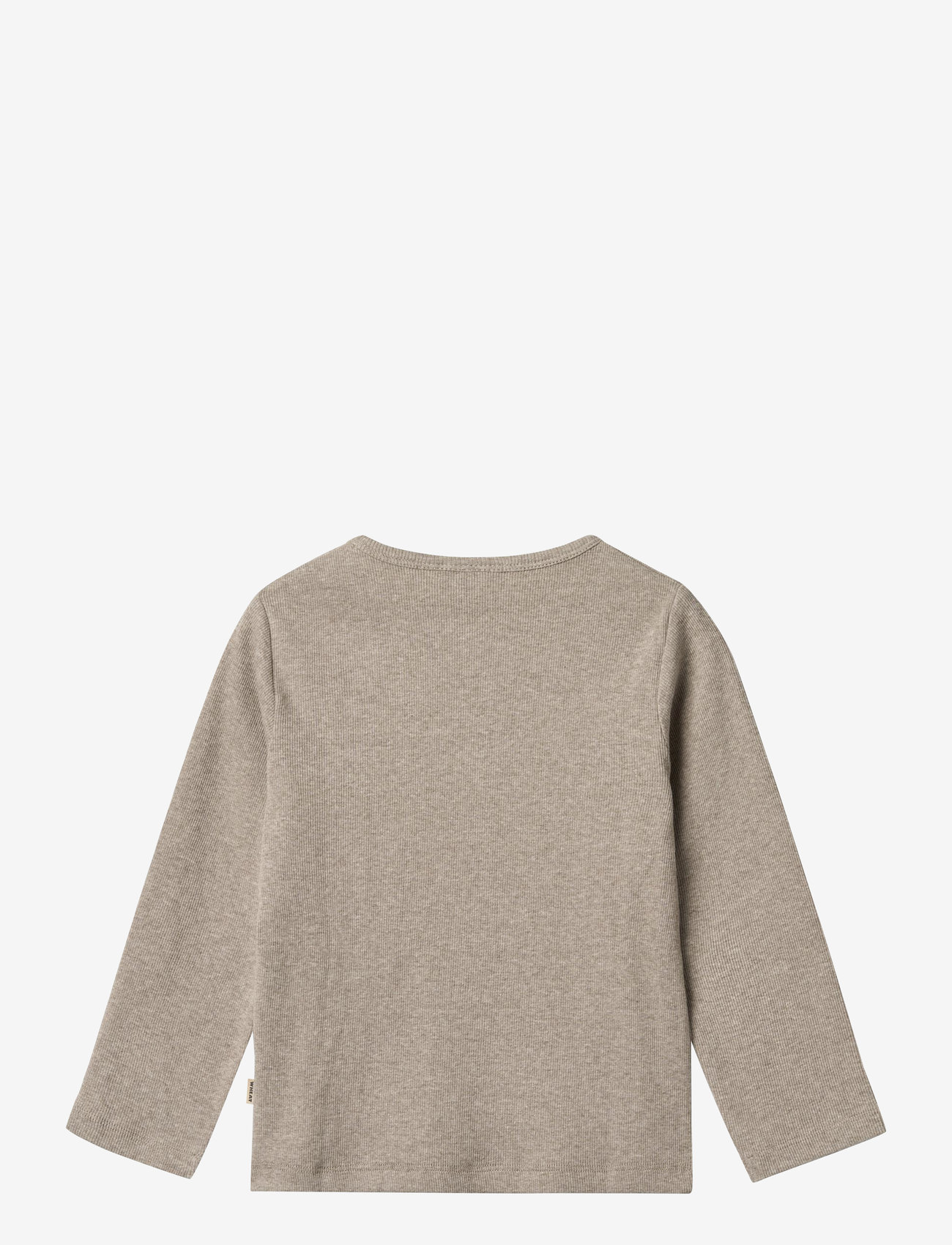Wheat - T-Shirt L/S Milo - langärmelig - gravel melange - 1