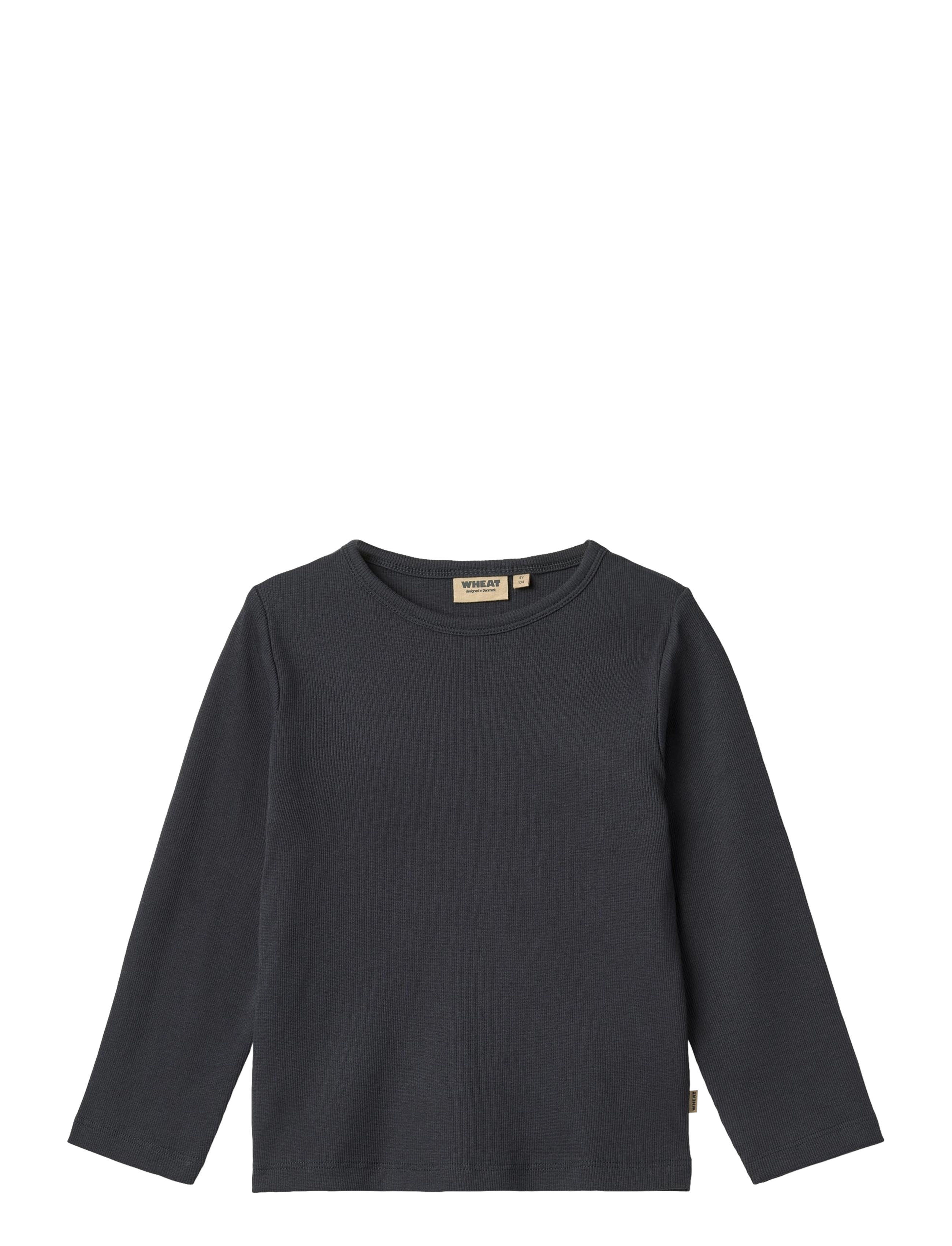 Wheat T-Shirt L/S Milo - Toppar & T-shirts - NAVY / navy