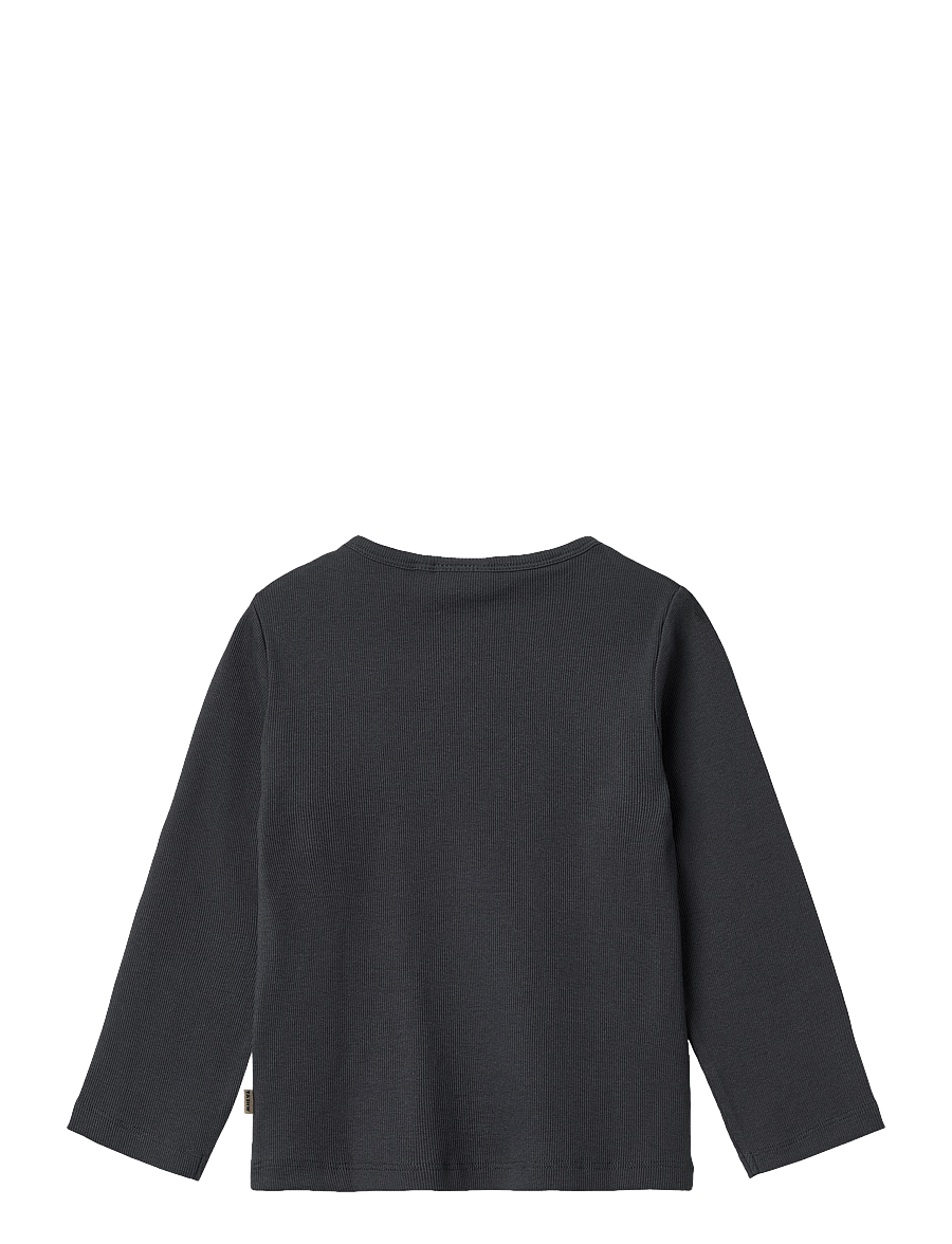 Wheat - T-Shirt L/S Milo - lange mouwen - navy - 1