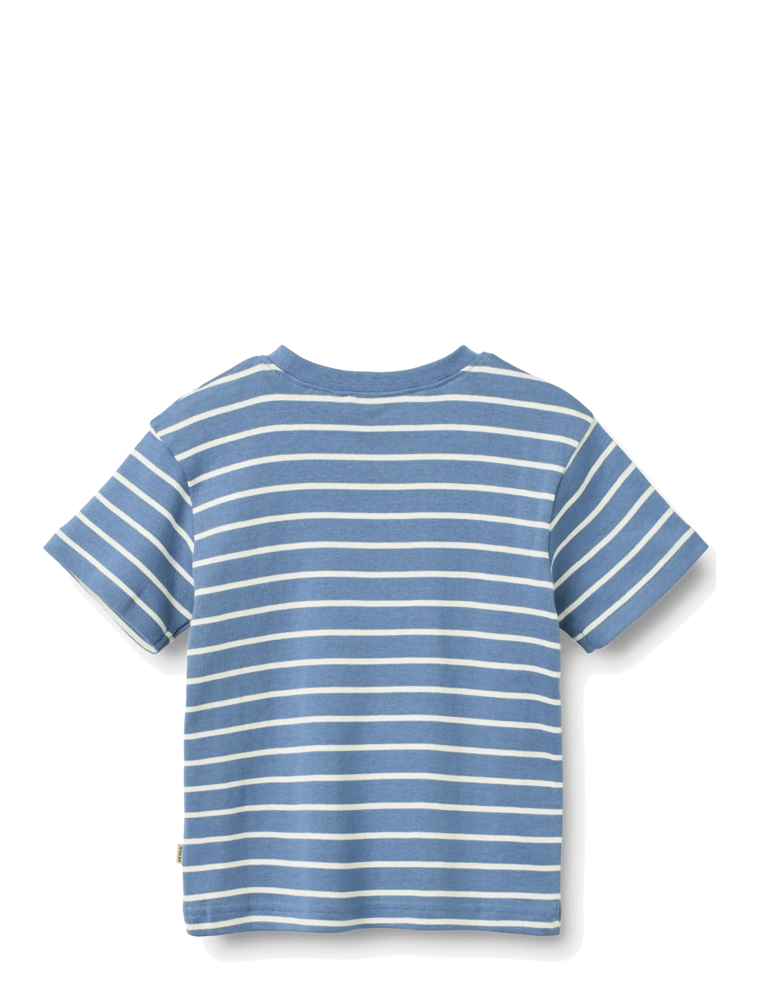Wheat - T-shirt S/S Fabian - short-sleeved t-shirts - blue stripe - 1