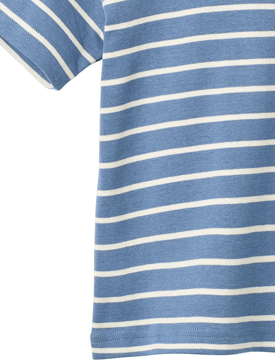 Wheat - T-shirt S/S Fabian - kurzärmelige - blue stripe - 2
