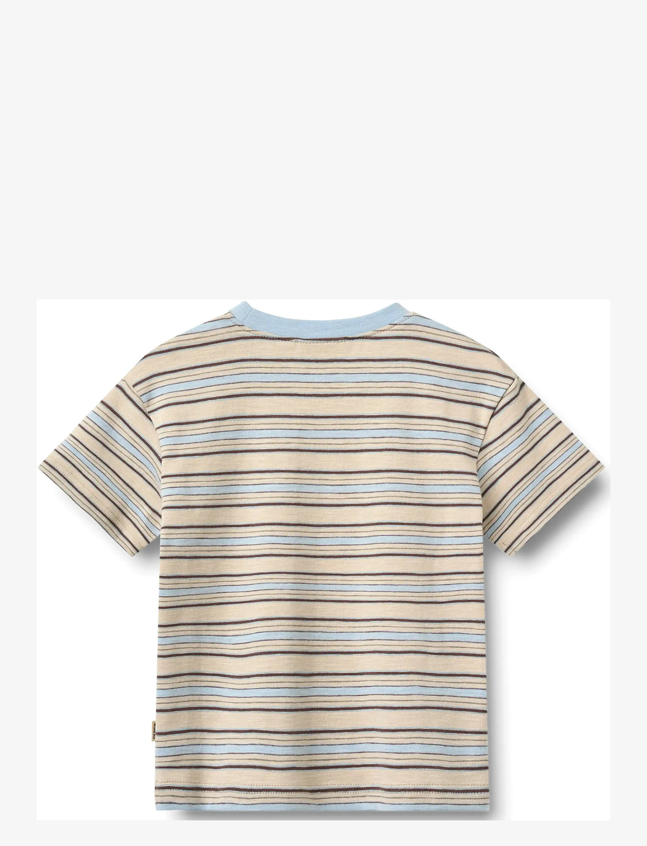 Wheat - T-shirt S/S Fabian - kortærmede t-shirts - multi blue stripe - 1