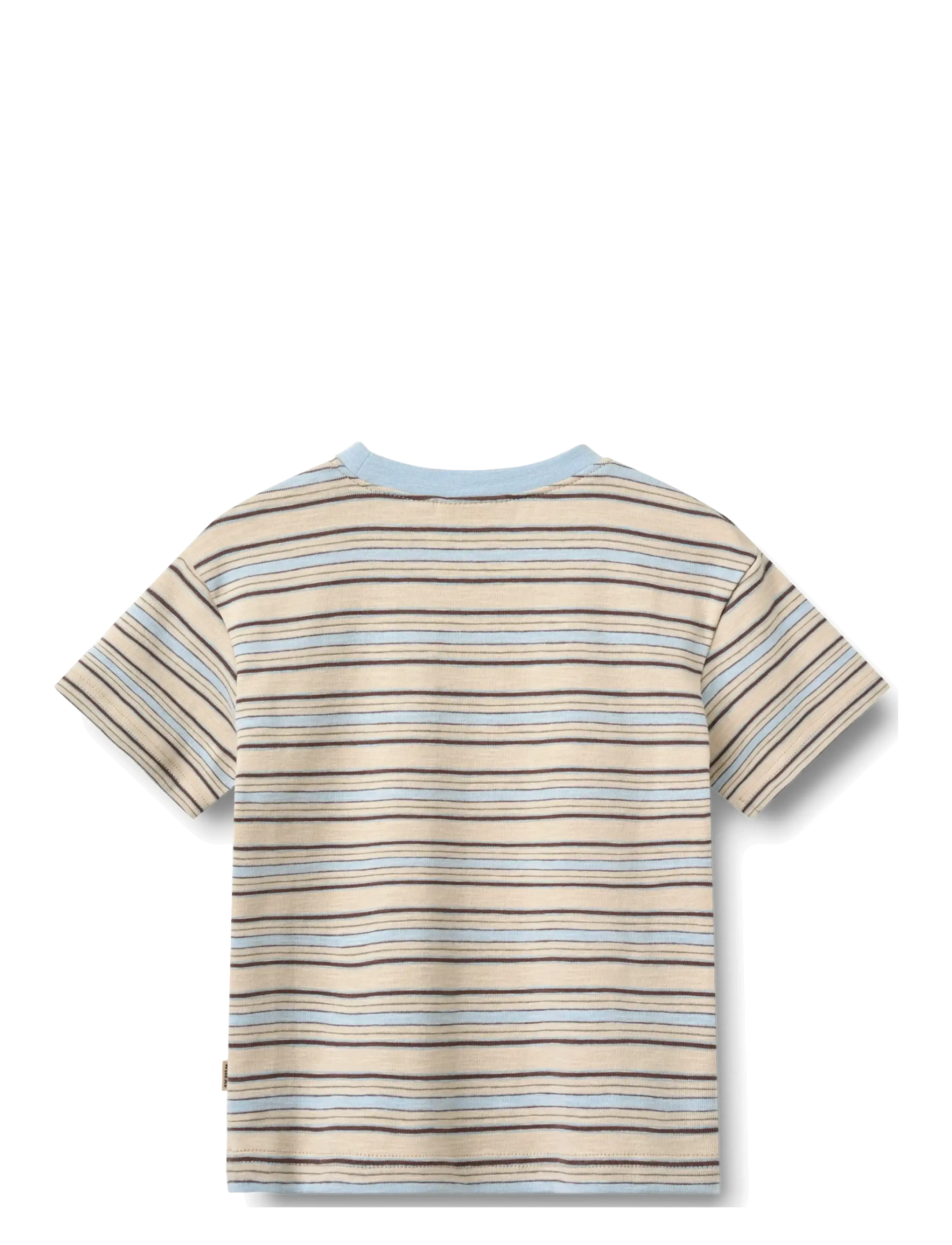 Wheat - T-shirt S/S Fabian - kurzärmelige - multi blue stripe - 1