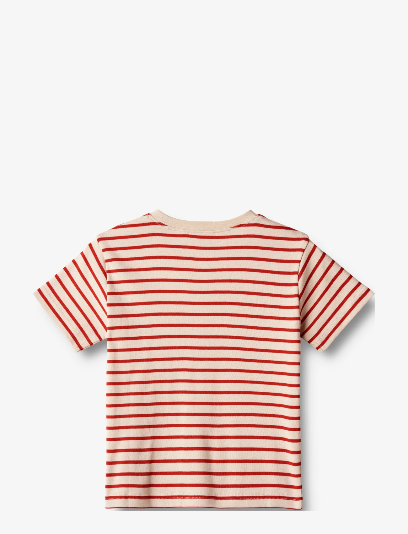 Wheat - T-Shirt Fabian - red stripe - 1