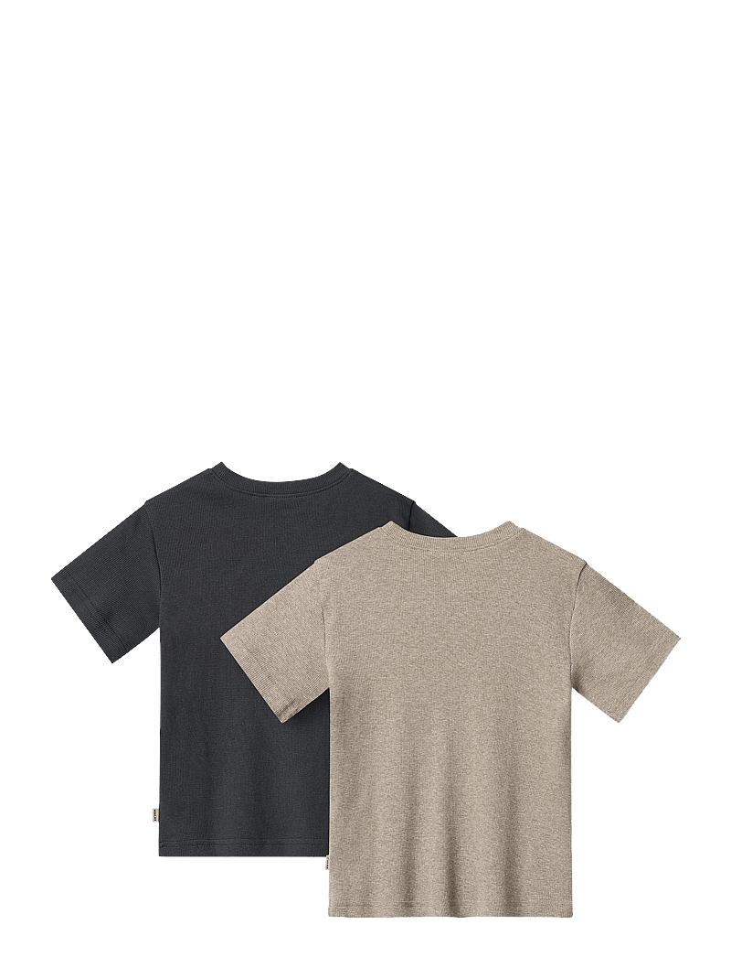 Wheat - 2 Rib T-shirt S/S Fabian - lühikeste varrukatega t-särgid - navy - 1