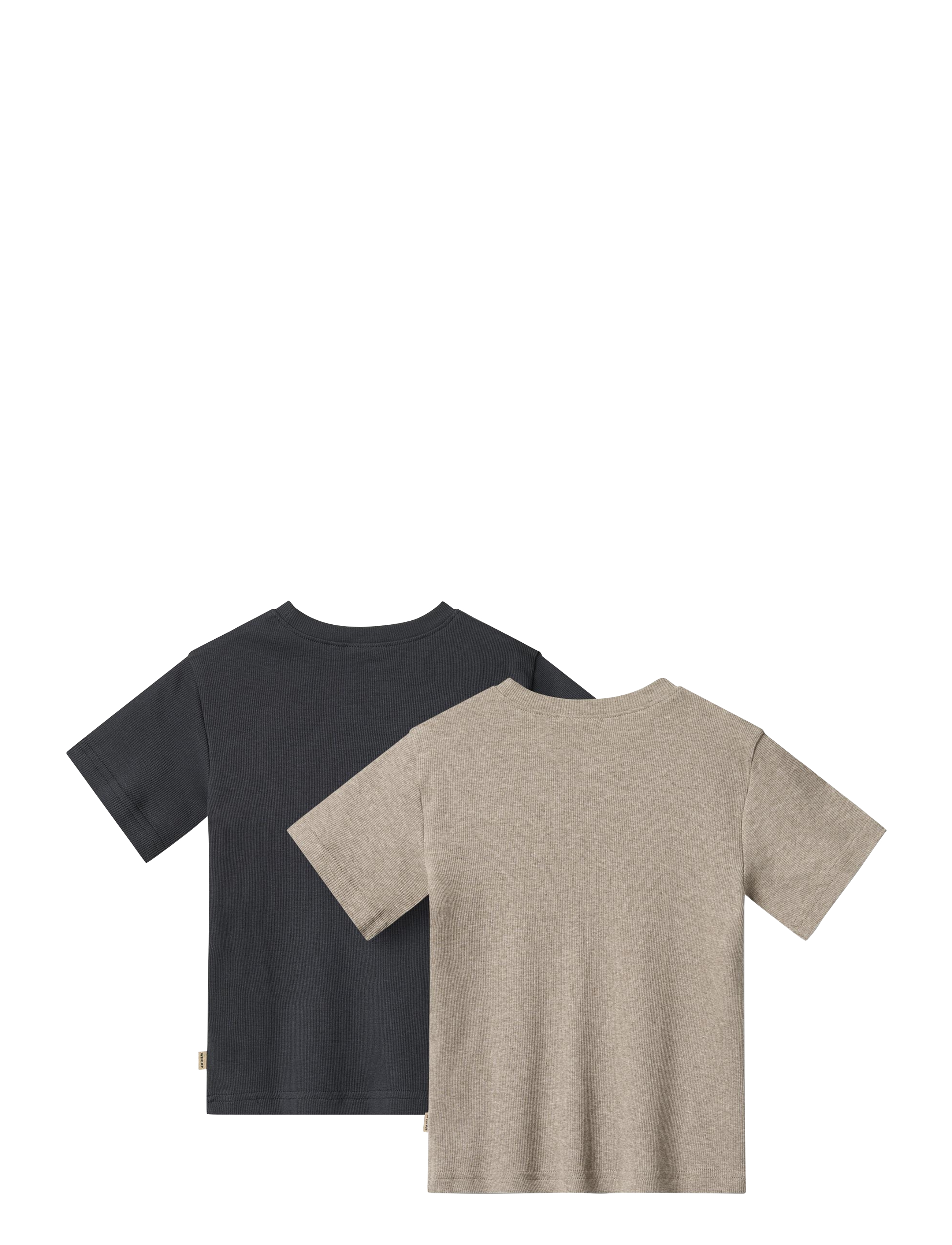 Wheat - 2 Rib T-shirt S/S Fabian - navy - 1