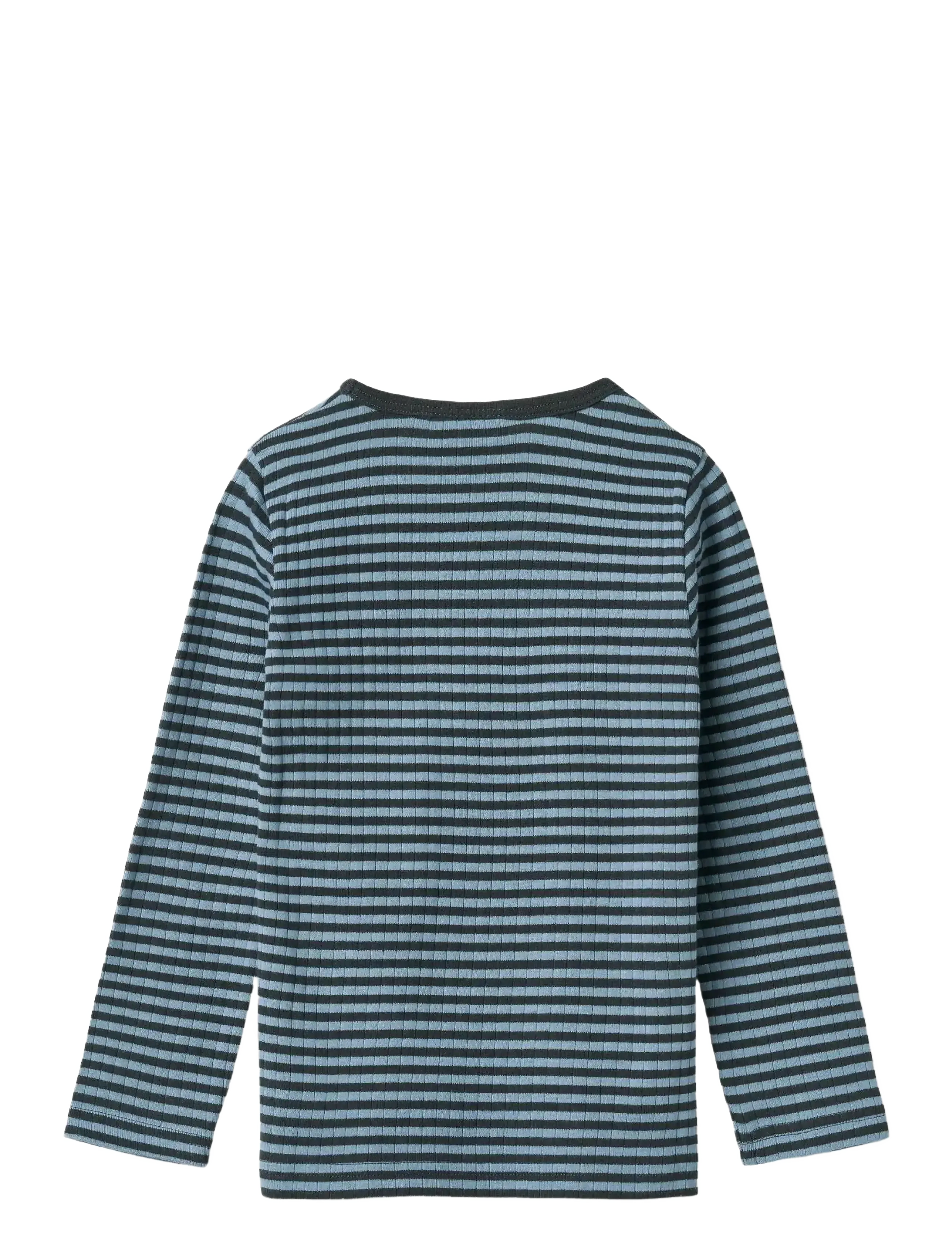 Wheat - T-shirt L/S Stig - langærmede t-shirts - bright blue stripe - 1
