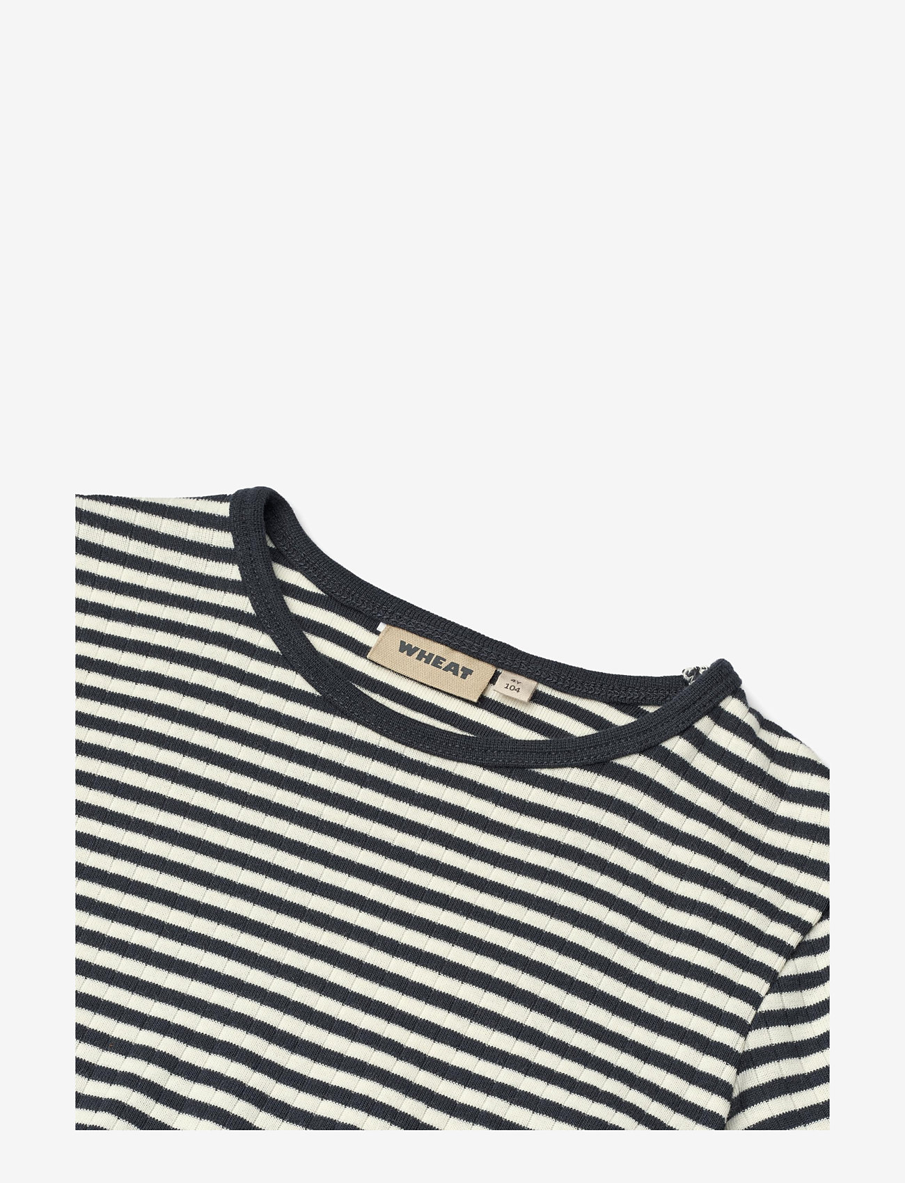 Wheat - T-shirt L/S Stig - langærmede t-shirts - navy rib stripe - 2