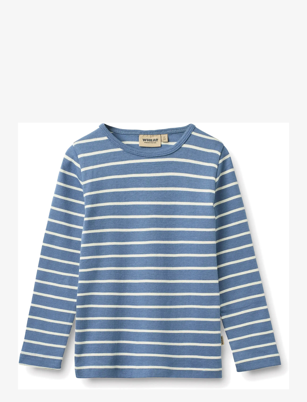 Wheat - T-shirt L/S Stig - langærmede t-shirts - blue stripe - 0