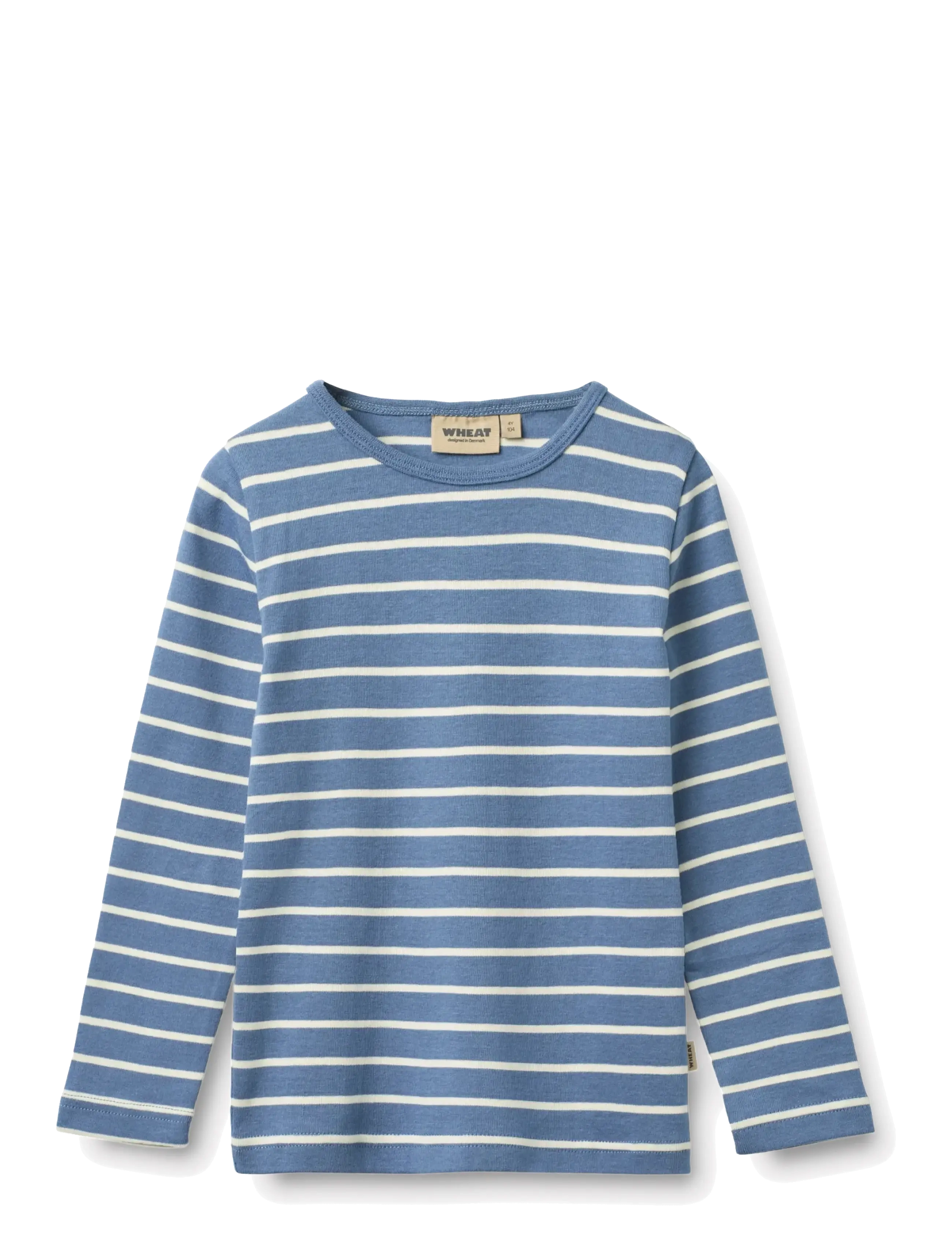 Wheat T-shirt L/S Stig - Kläder - BLUE STRIPE / blue