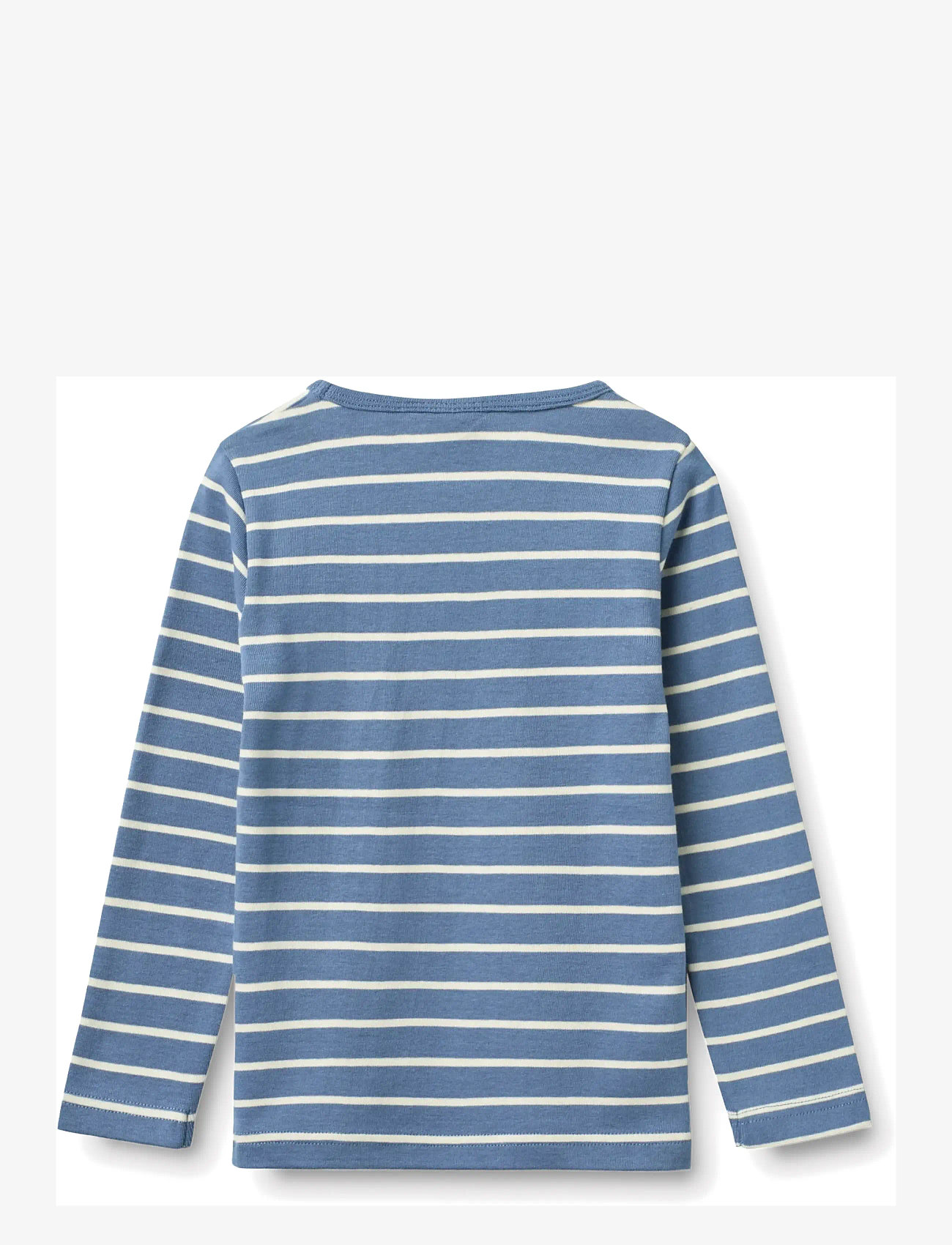 Wheat - T-shirt L/S Stig - langærmede t-shirts - blue stripe - 1